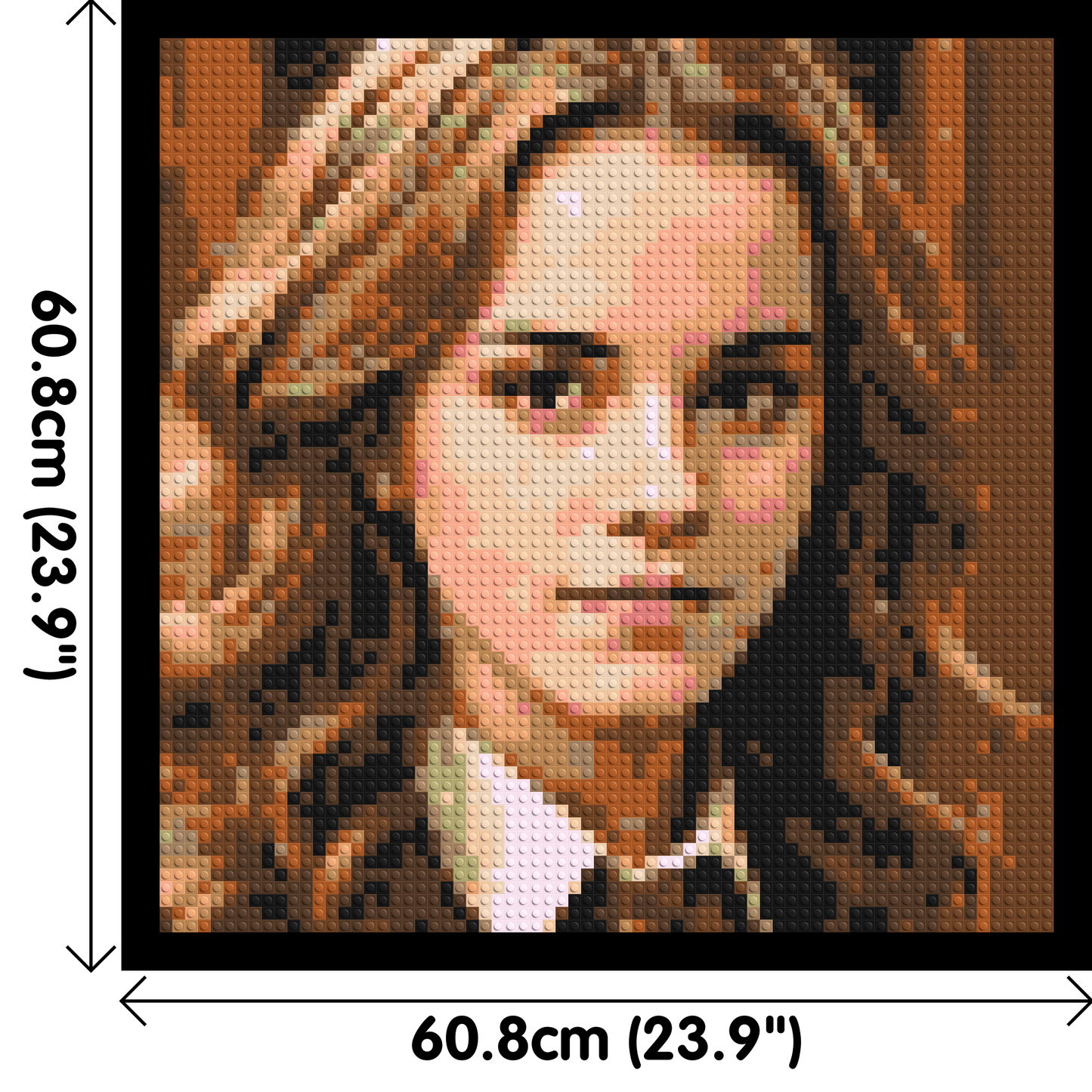Hermione Granger - Harry Potter - Brick Art Mosaic Kit 3x3 large