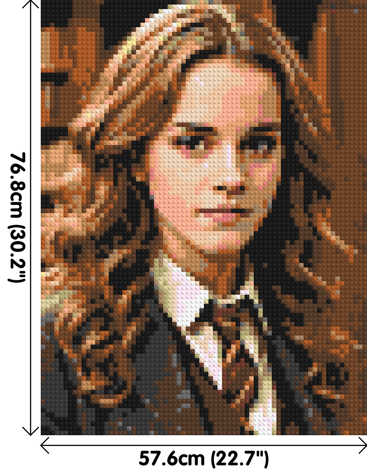 Hermione Granger - Harry Potter - Brick Art Mosaic Kit 3x4 large