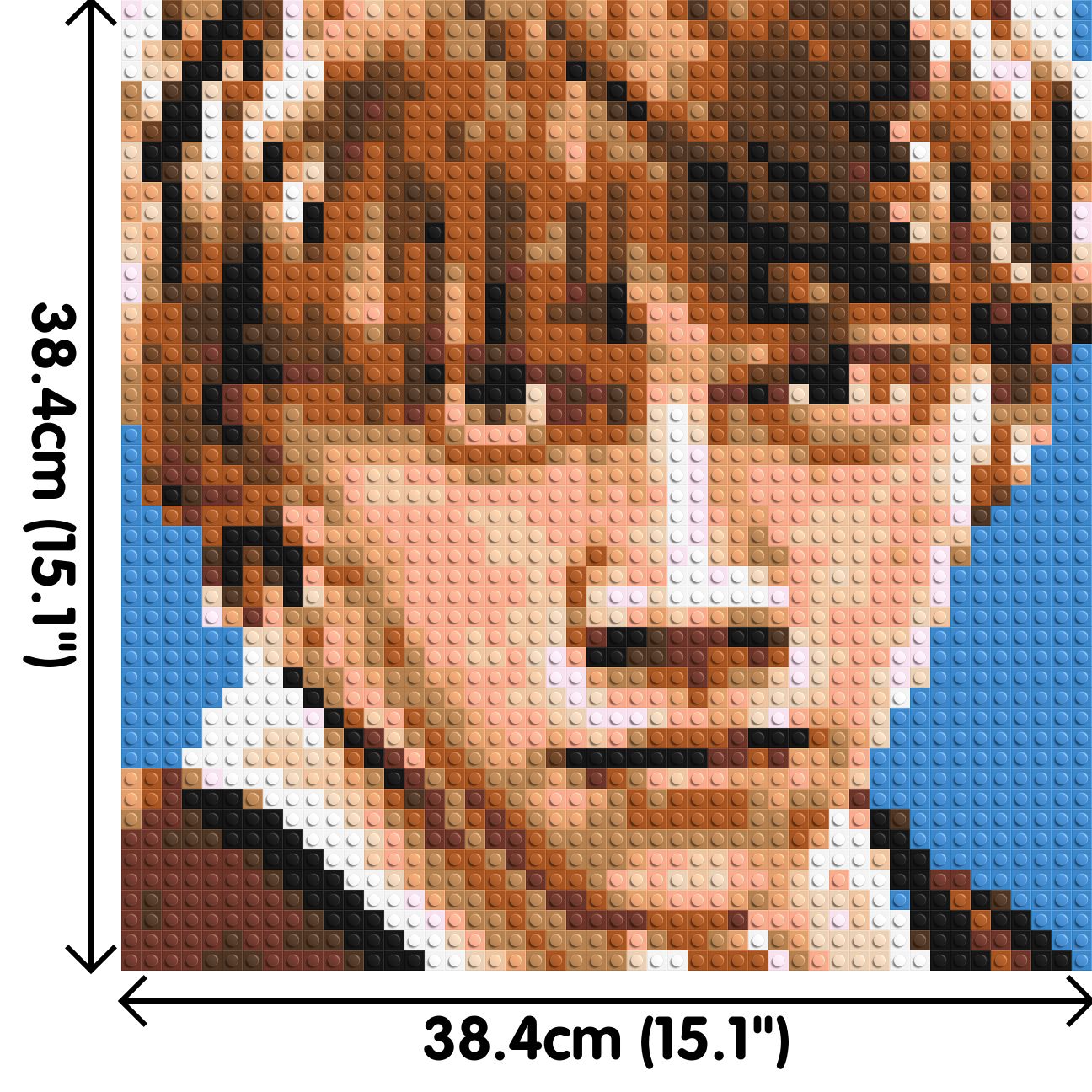 Ron Weasley - Harry Potter - Brick Art Mosaic Kit 2x2 dimensions