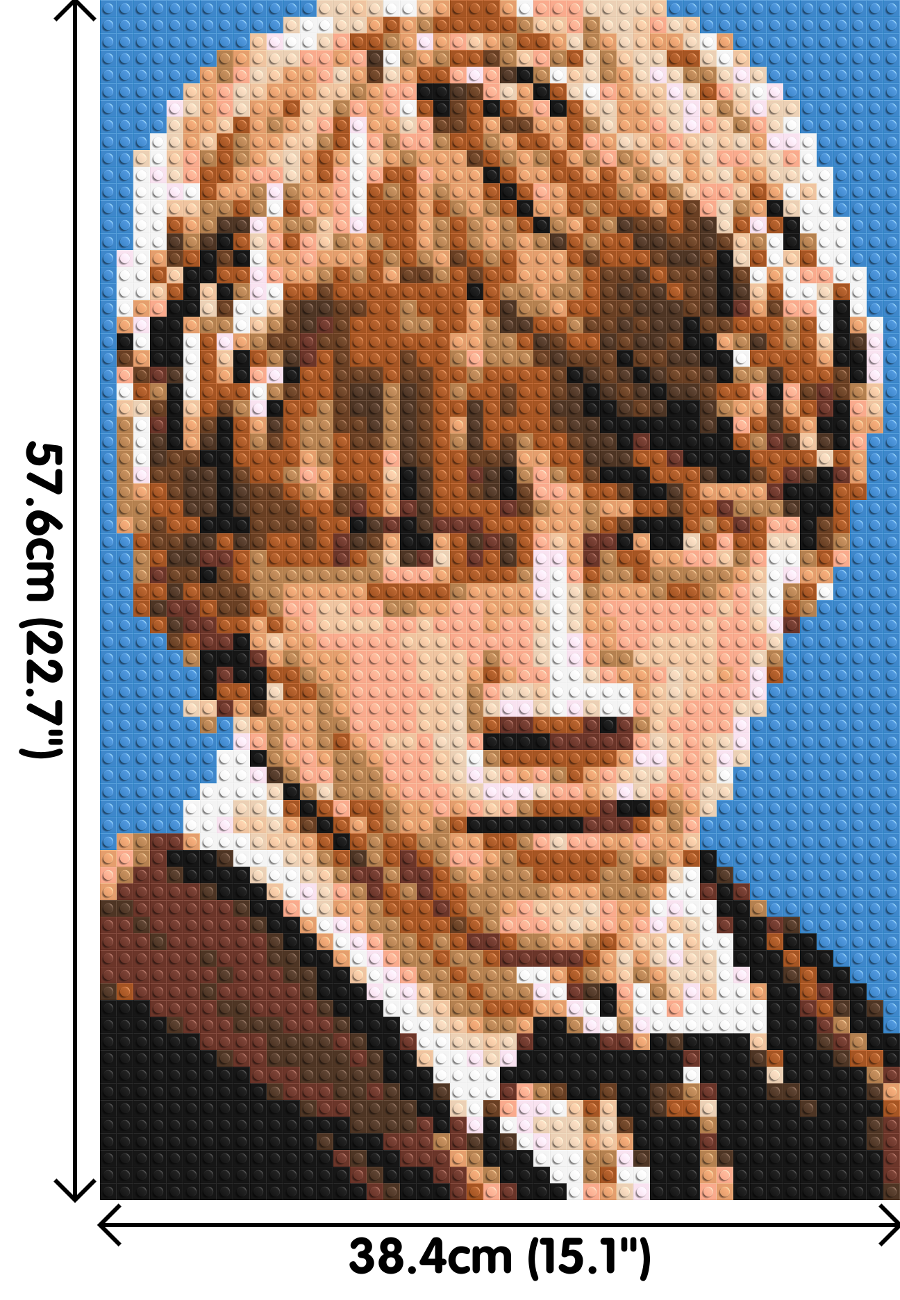 Ron Weasley - Harry Potter - Brick Art Mosaic Kit 2x3 large