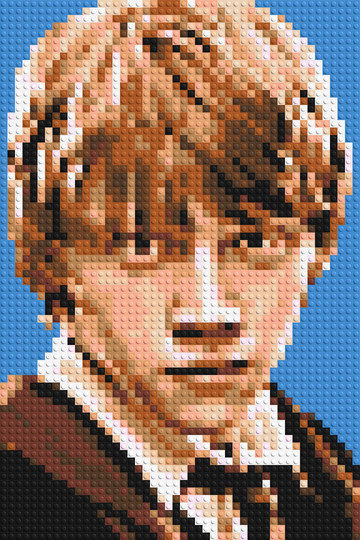 Ron Weasley - Harry Potter - Brick Art Mosaic Kit 2x3 large