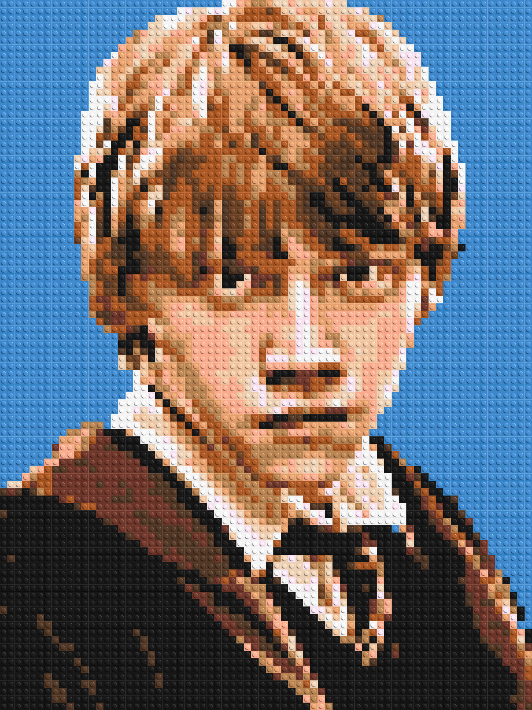 Ron Weasley - Harry Potter - Brick Art Mosaic Kit 3x4 large