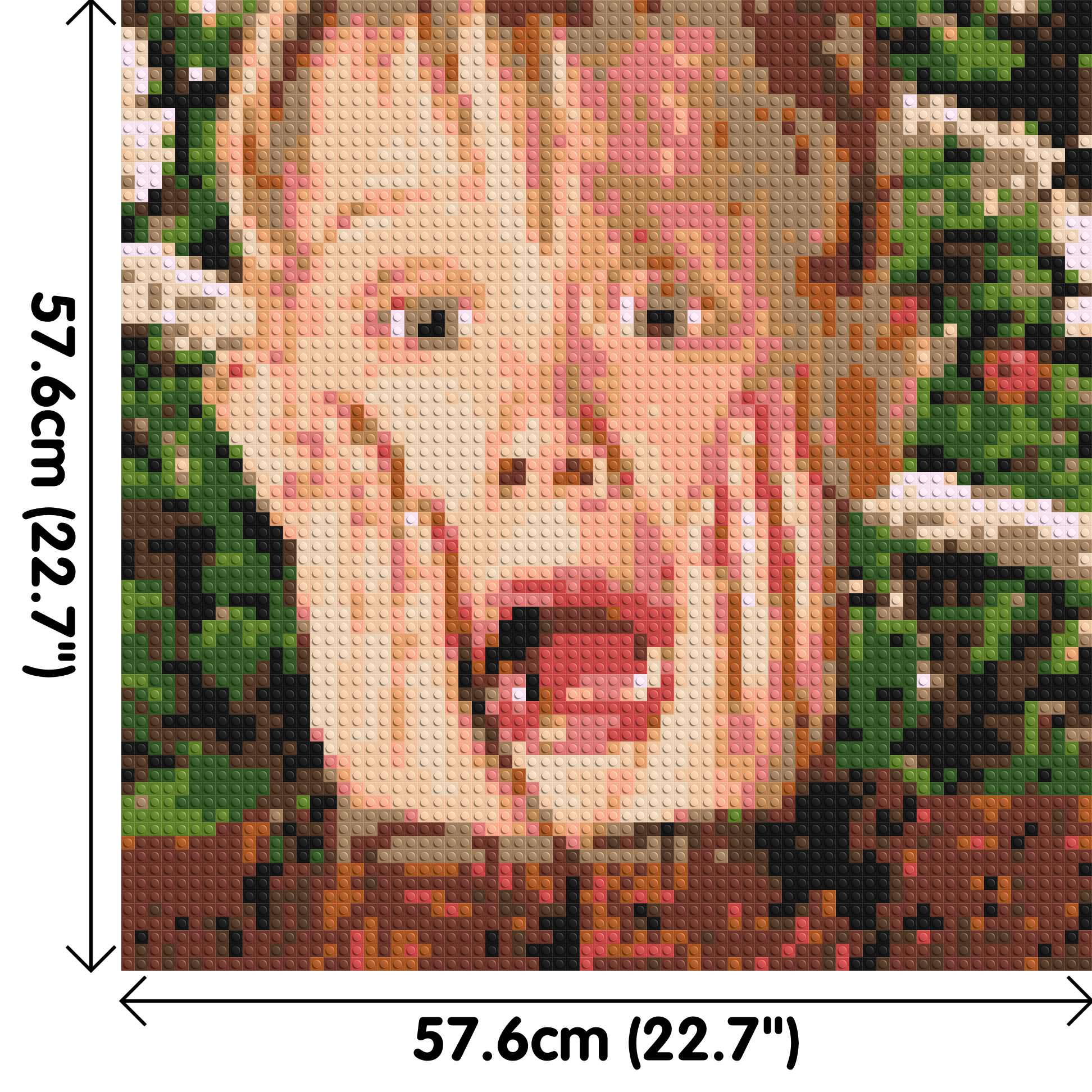 Home Alone - Brick Art Mosaic Kit 3x3 dimensions