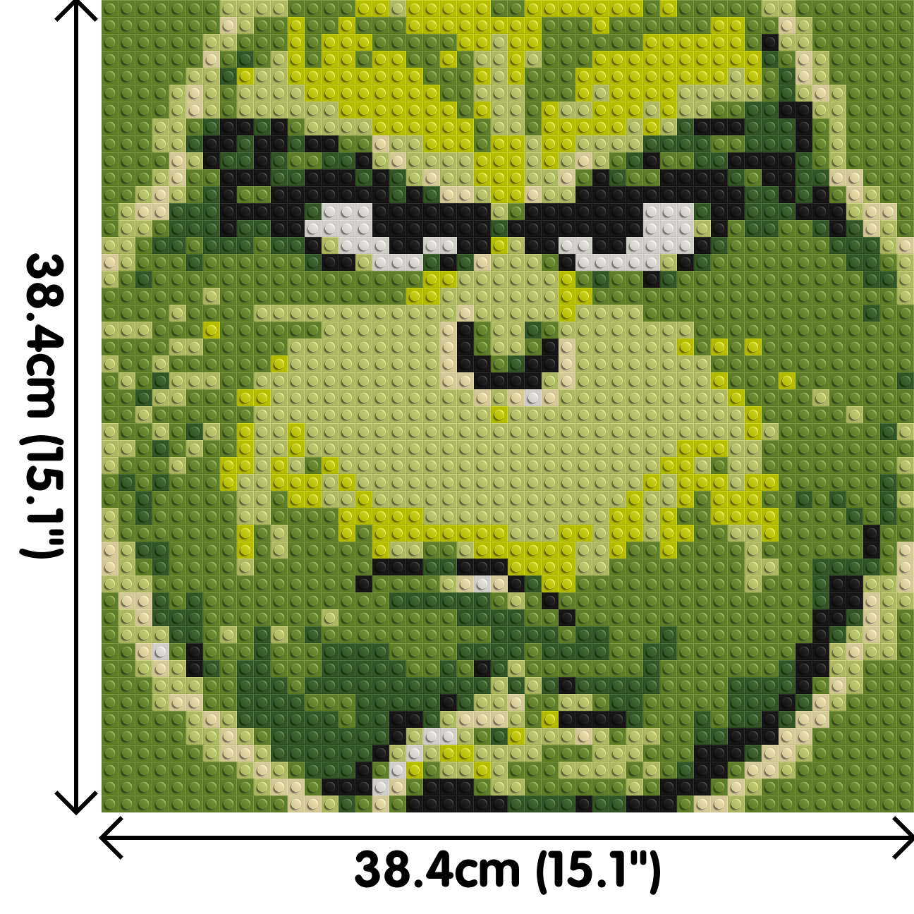 How the Grinch Stole Christmas Animated  - Brick Art Mosaic Kit 2x2 dimensions