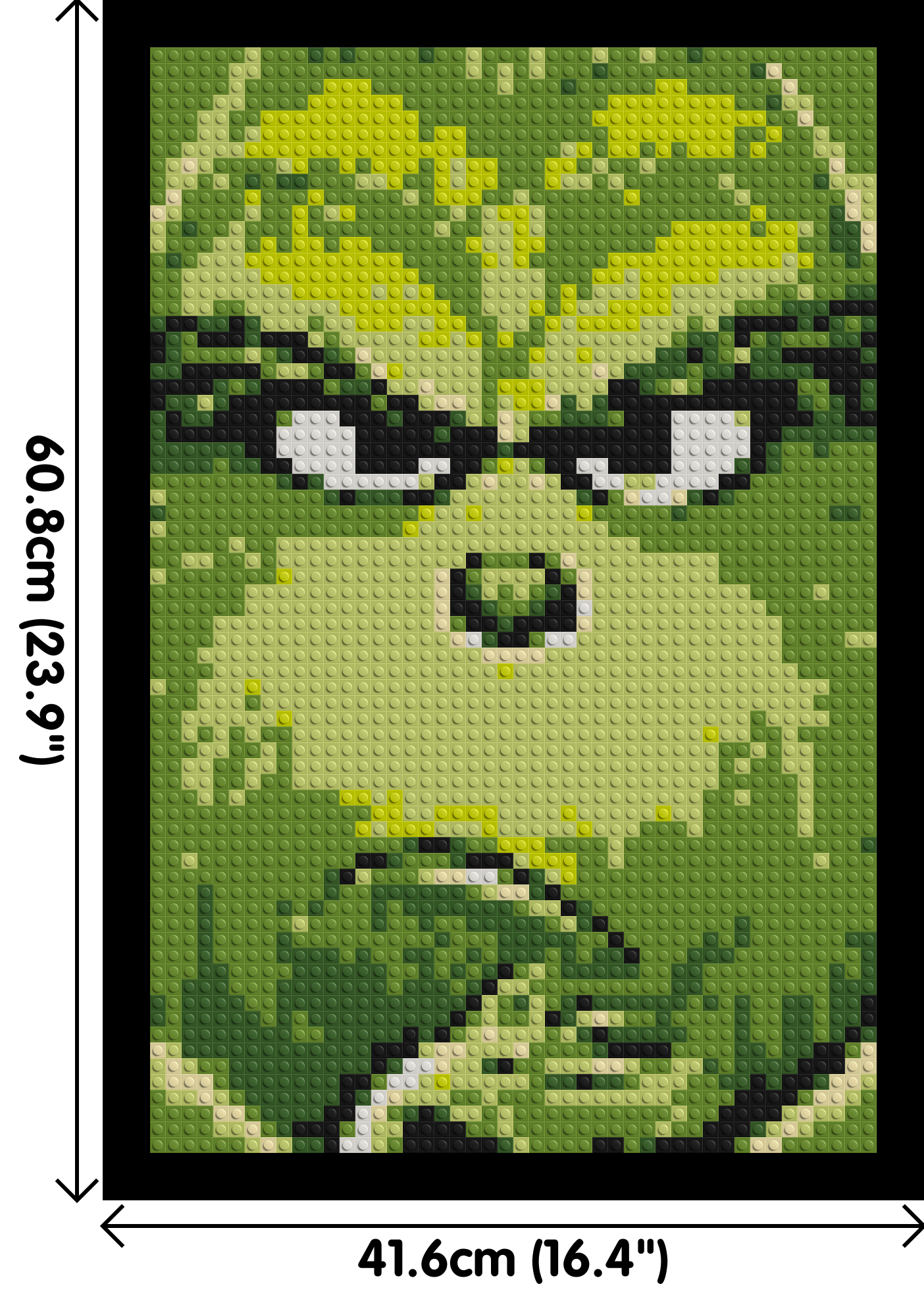 How the Grinch Stole Christmas Animated  - Brick Art Mosaic Kit 2x3 large