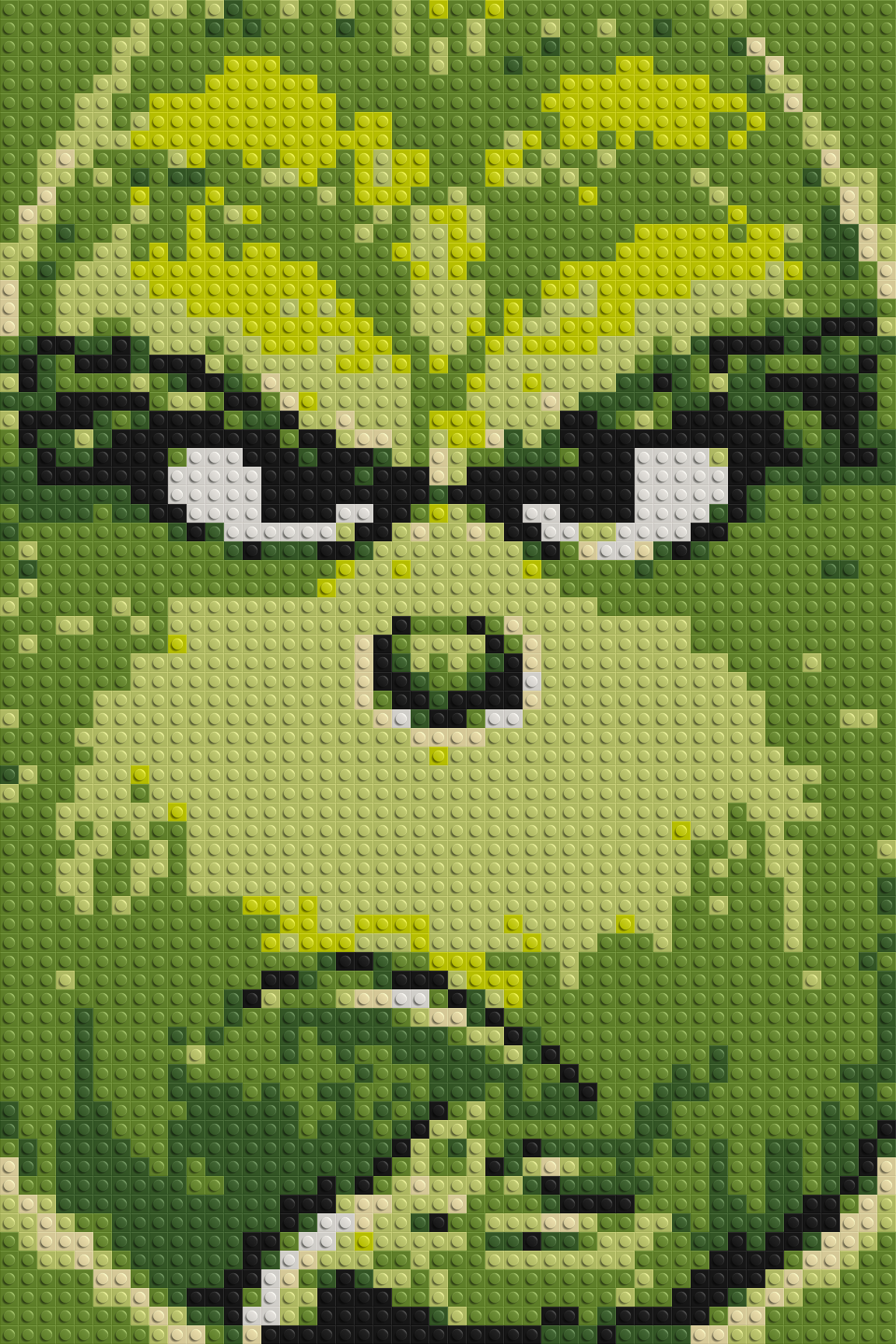 How the Grinch Stole Christmas Animated  - Brick Art Mosaic Kit 2x3 large