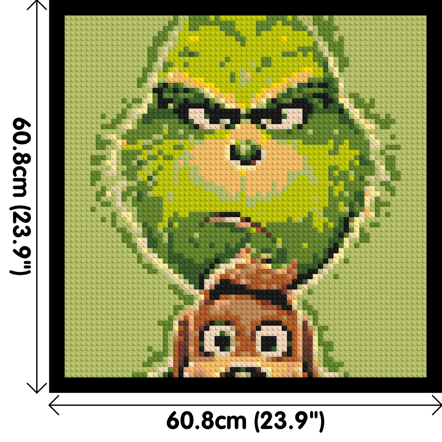 How the Grinch Stole Christmas Animated  - Brick Art Mosaic Kit 3x3 large