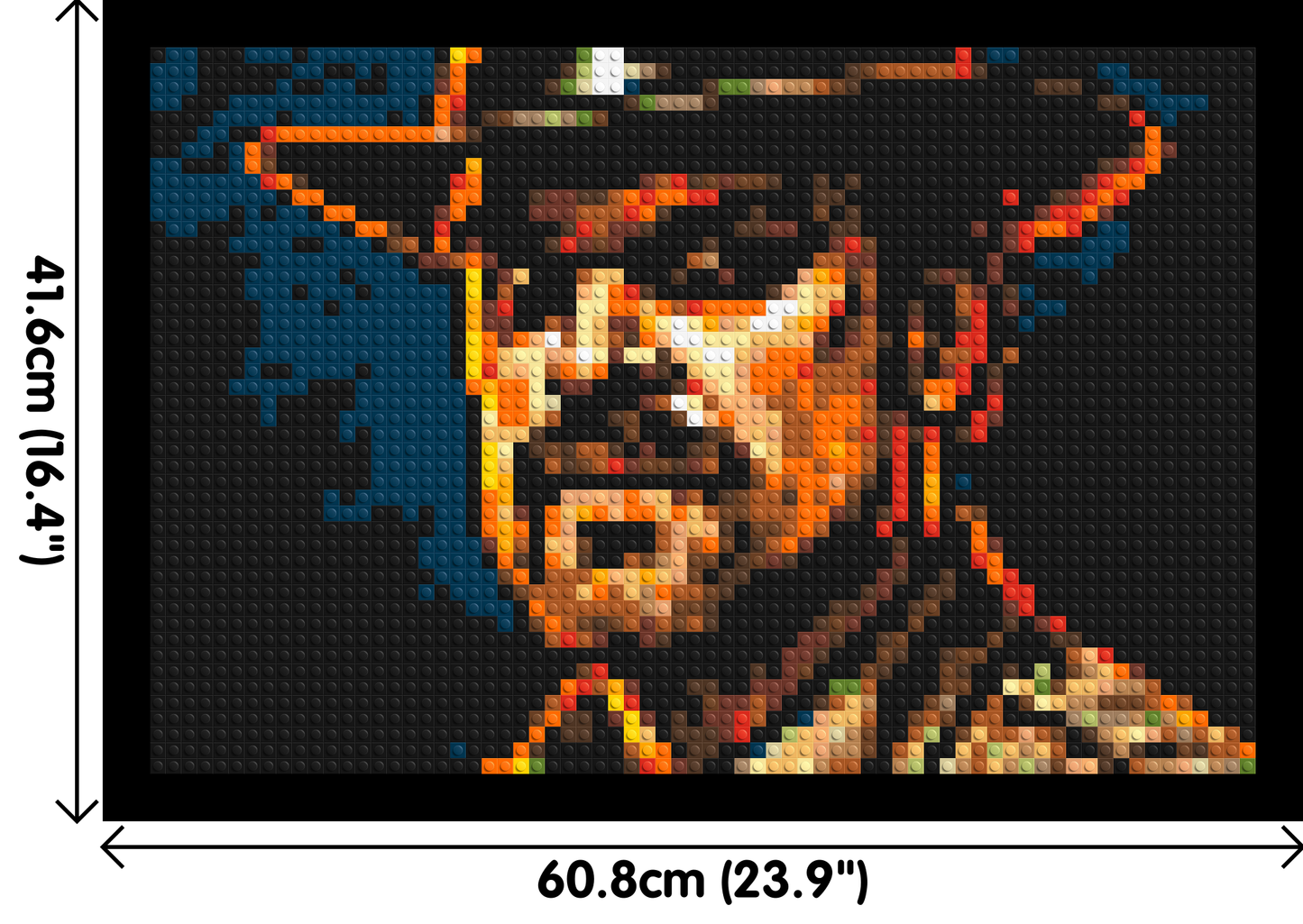 Jim Hopper - Stranger Things - Brick Art Mosaic Kit 3x2 large
