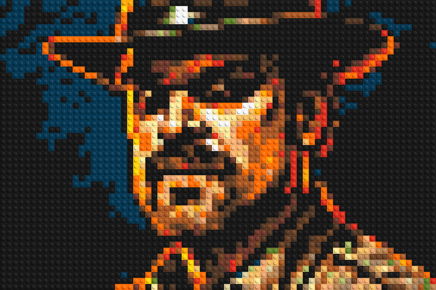 Jim Hopper - Stranger Things - Brick Art Mosaic Kit 3x2 large