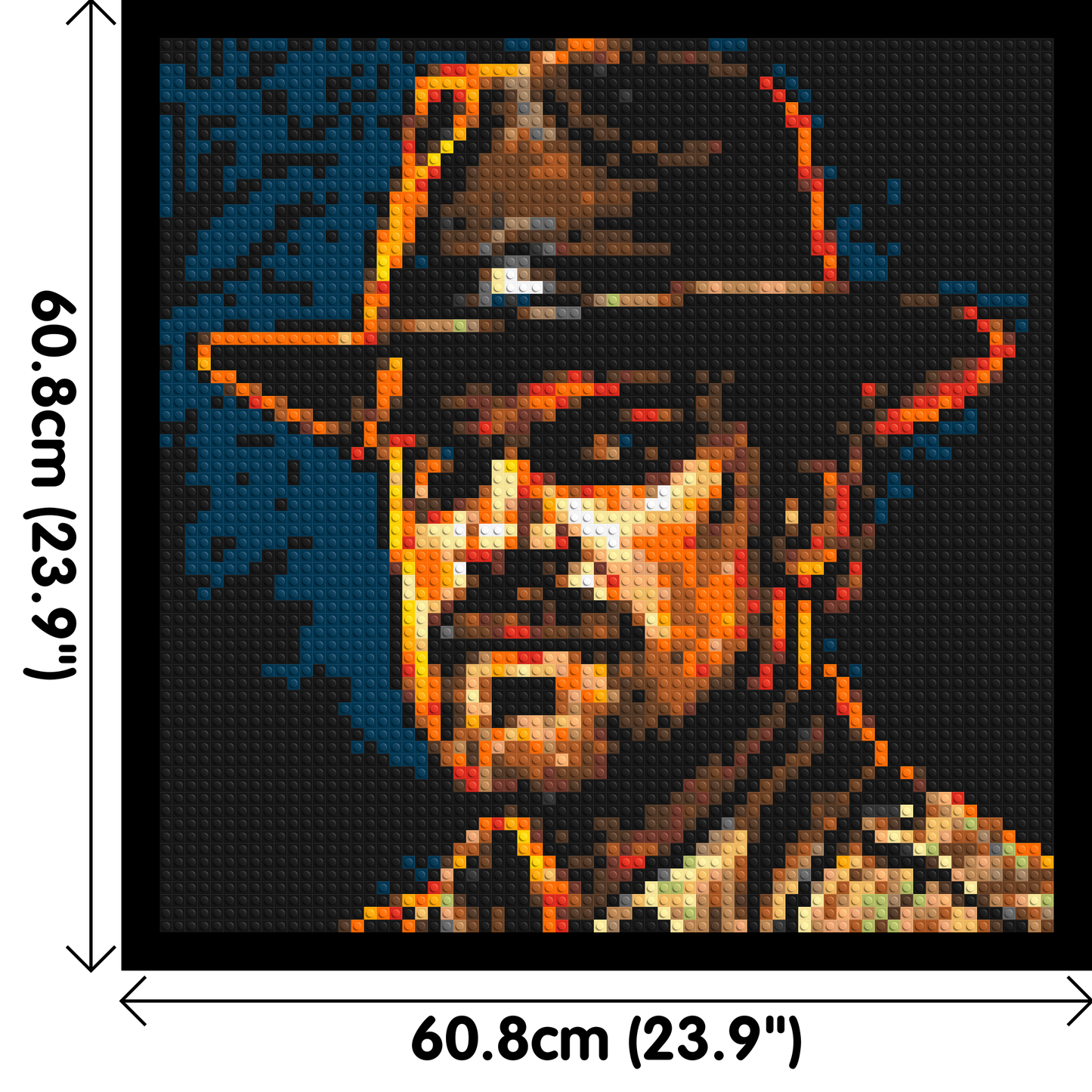 Jim Hopper - Stranger Things - Brick Art Mosaic Kit 3x3 large