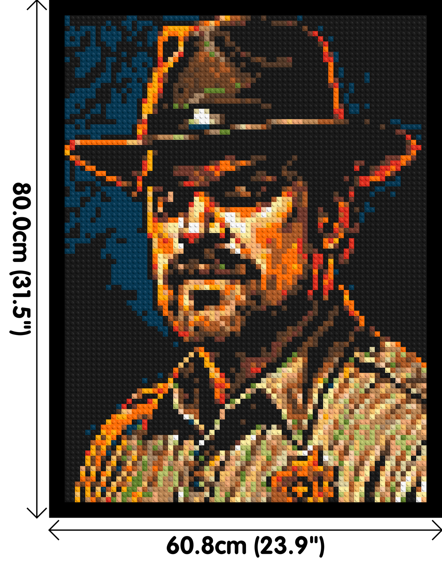 Jim Hopper - Stranger Things - Brick Art Mosaic Kit 3x4 large