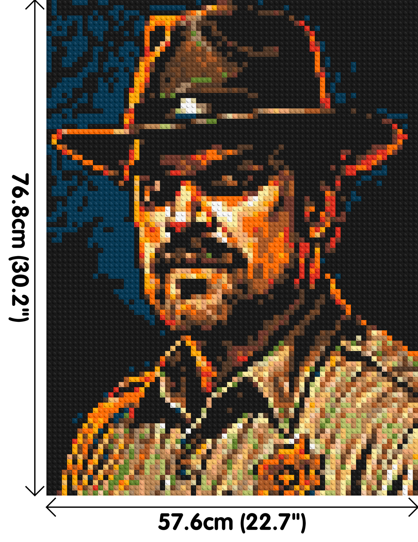 Jim Hopper - Stranger Things - Brick Art Mosaic Kit 3x4 large