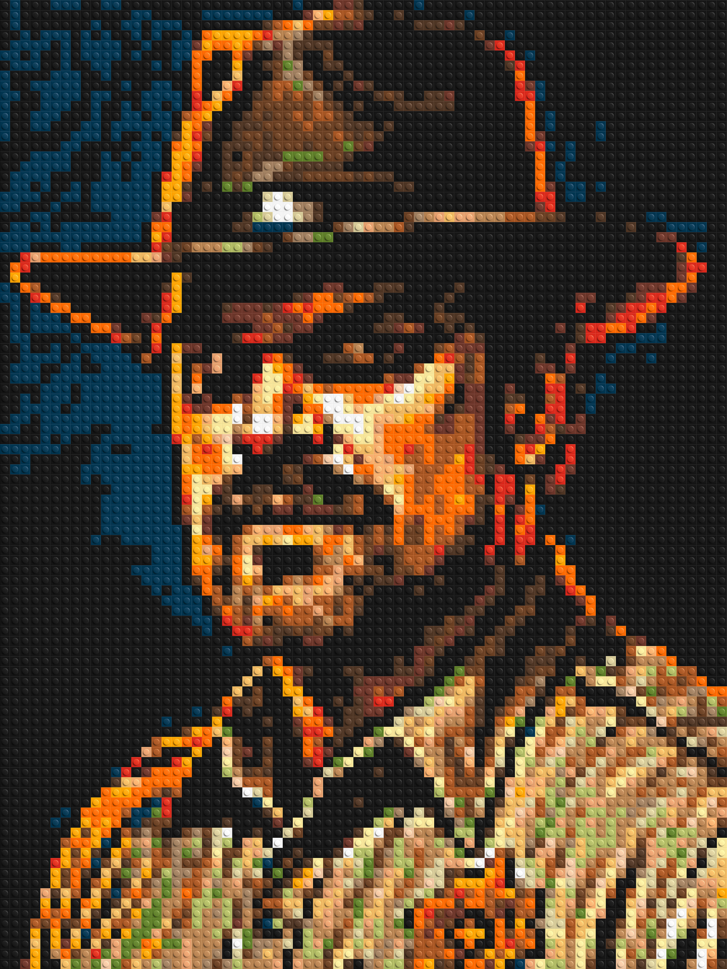 Jim Hopper - Stranger Things - Brick Art Mosaic Kit 3x4 large