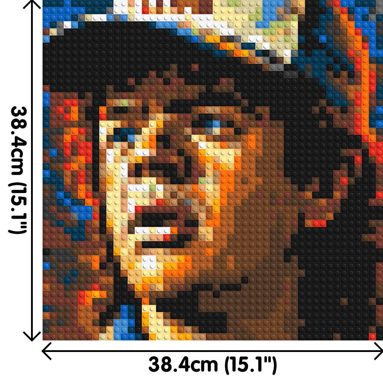 Dustin Henderson - Stranger Things - Brick Art Mosaic Kit 2x2 large