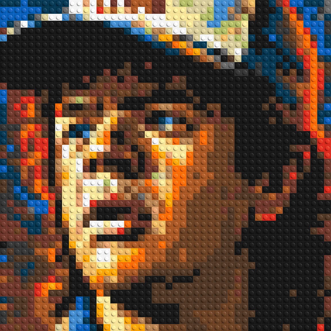 Dustin Henderson - Stranger Things - Brick Art Mosaic Kit 2x2 large