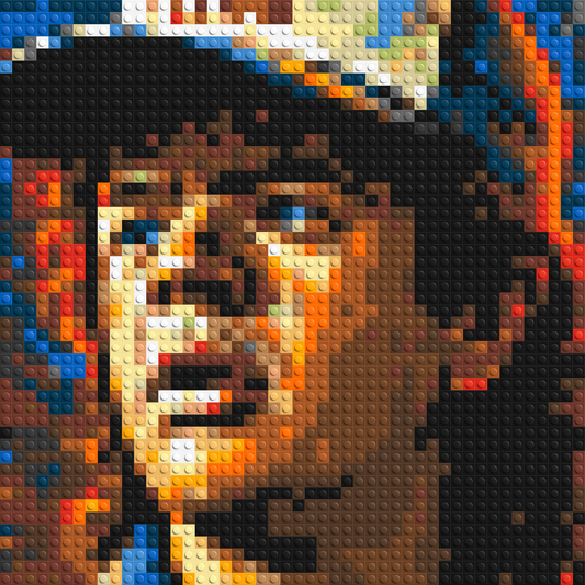 Dustin Henderson - Stranger Things - Brick Art Mosaic Kit 2x2 large