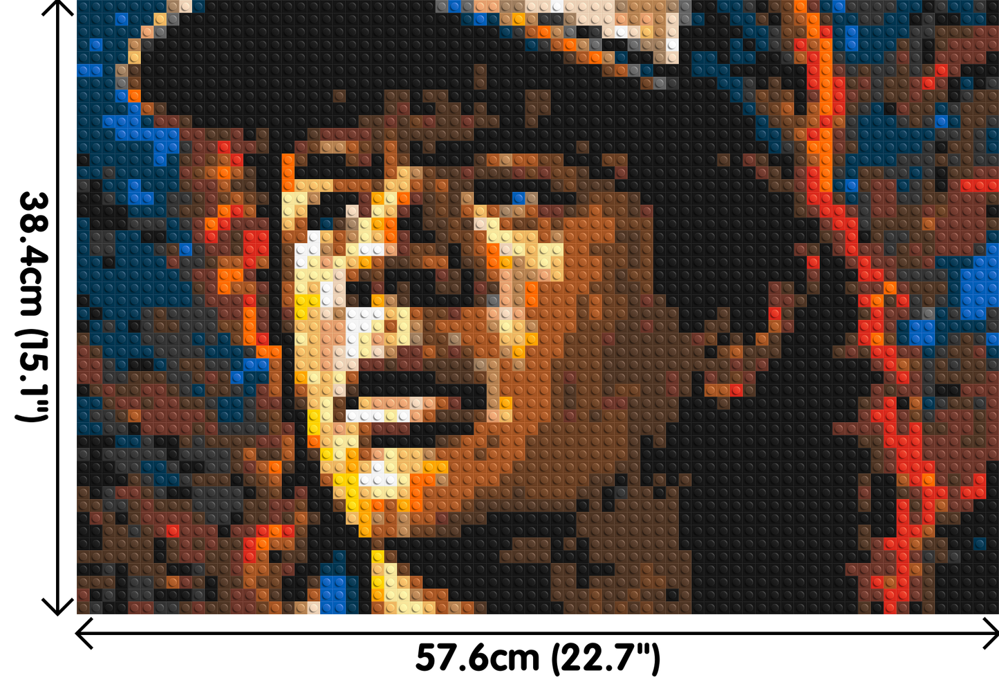 Dustin Henderson - Stranger Things - Brick Art Mosaic Kit 3x2 large