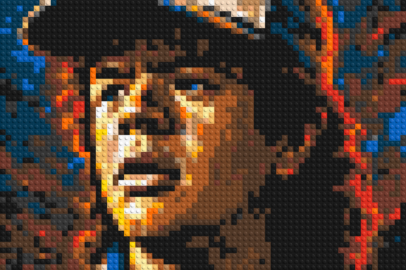Dustin Henderson - Stranger Things - Brick Art Mosaic Kit 3x2 large