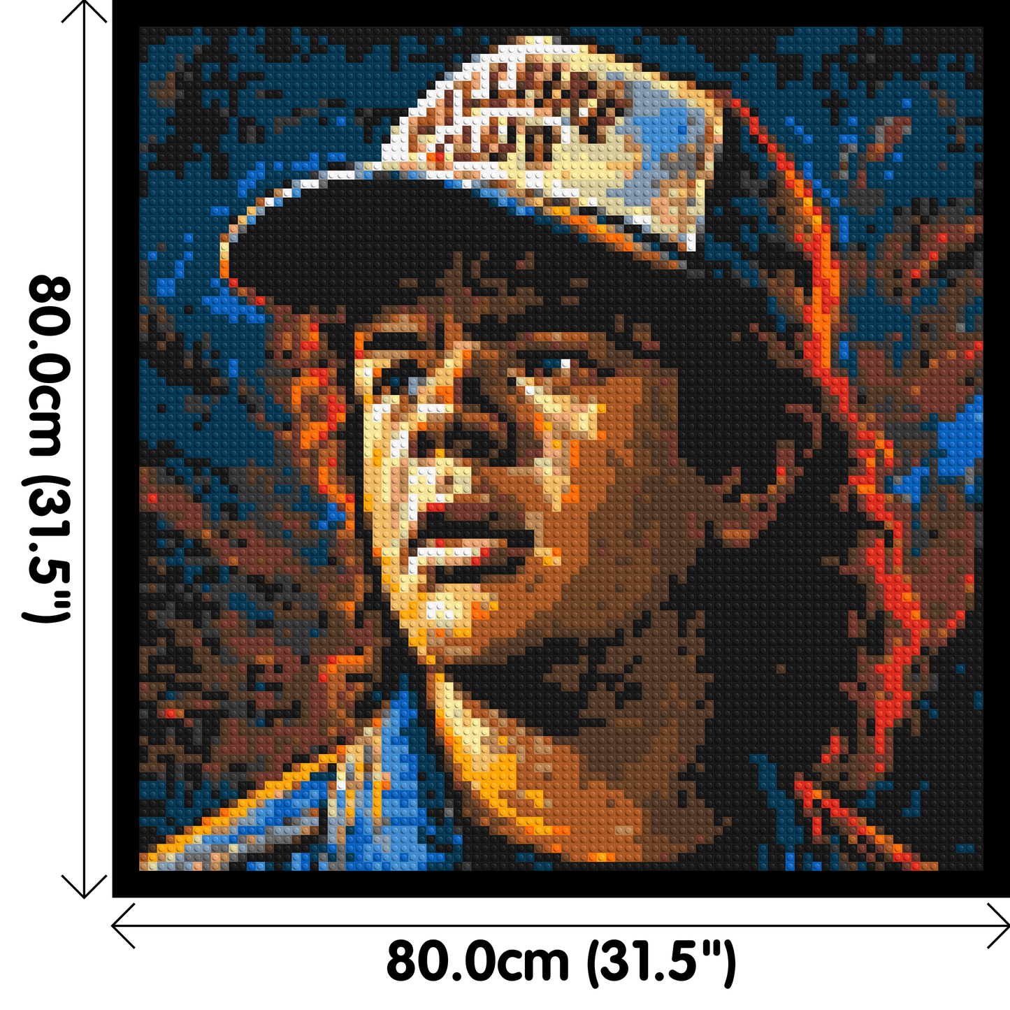 Dustin Henderson - Stranger Things - Brick Art Mosaic Kit 4x4 large