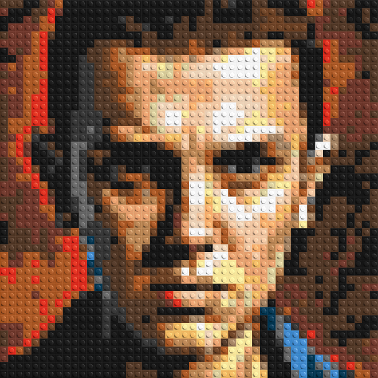 Eleven - Stranger Things - Brick Art Mosaic Kit 2x2 large