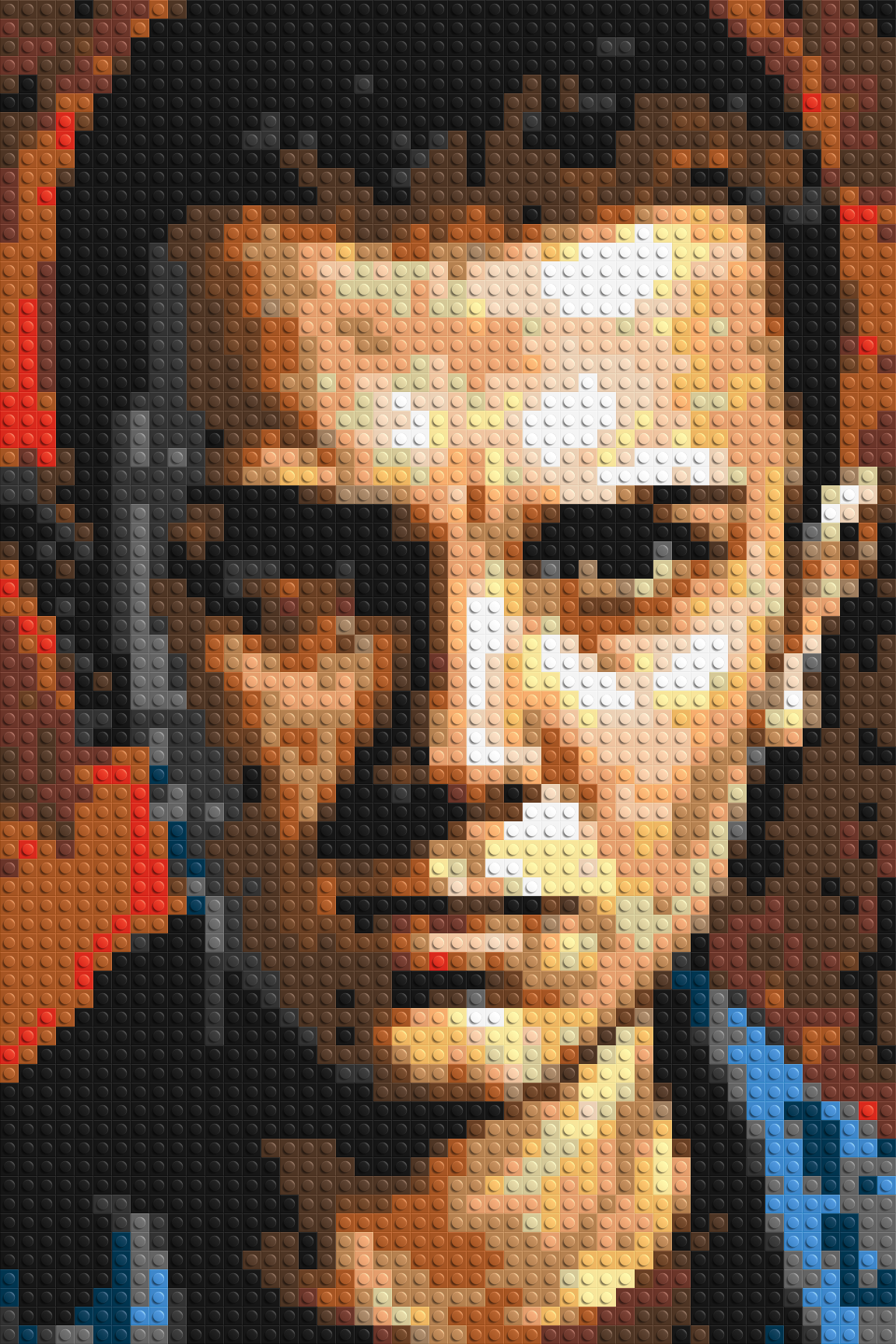 Eleven - Stranger Things - Brick Art Mosaic Kit 2x3 large