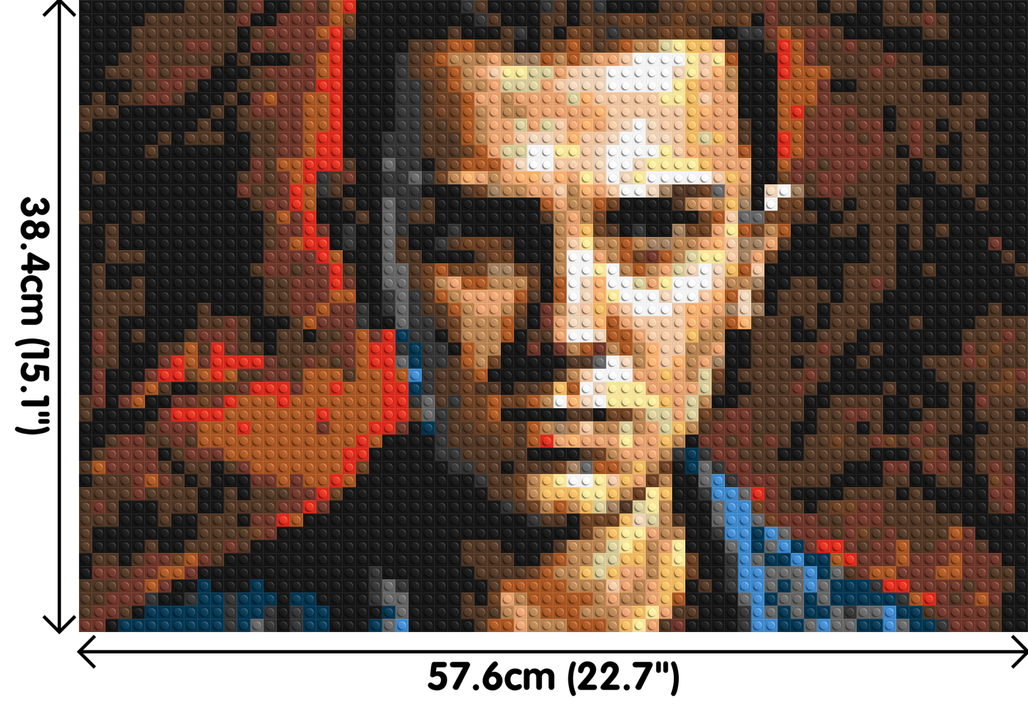 Eleven - Stranger Things - Brick Art Mosaic Kit 3x2 large
