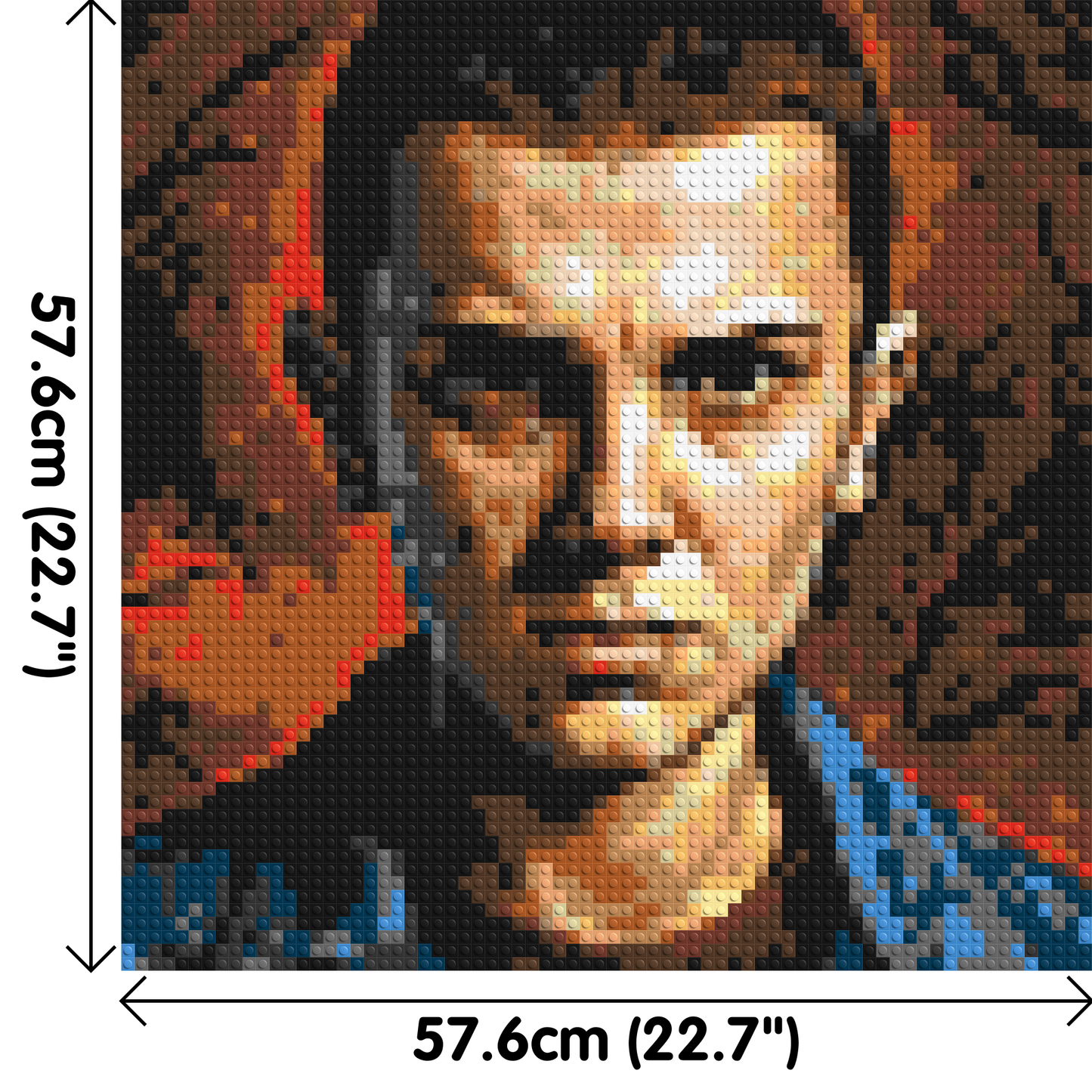 Eleven - Stranger Things - Brick Art Mosaic Kit 3x3 large