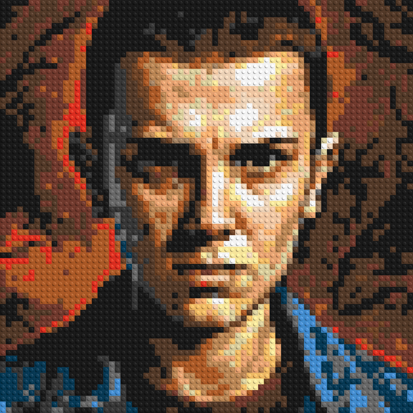 Eleven - Stranger Things - Brick Art Mosaic Kit 3x3 large