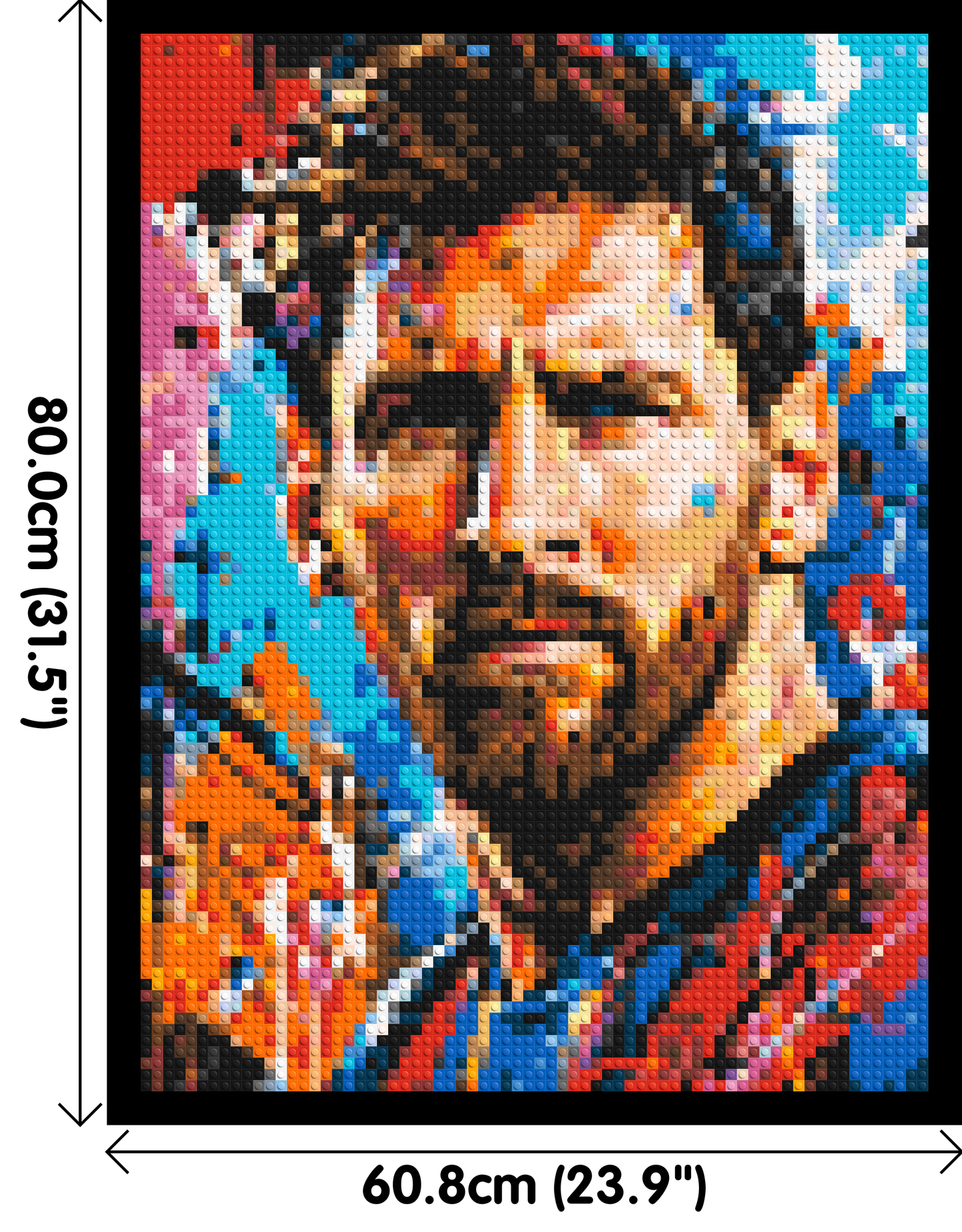 Lionel Messi Urban Pop - Brick Art Mosaic Kit 3x4 large