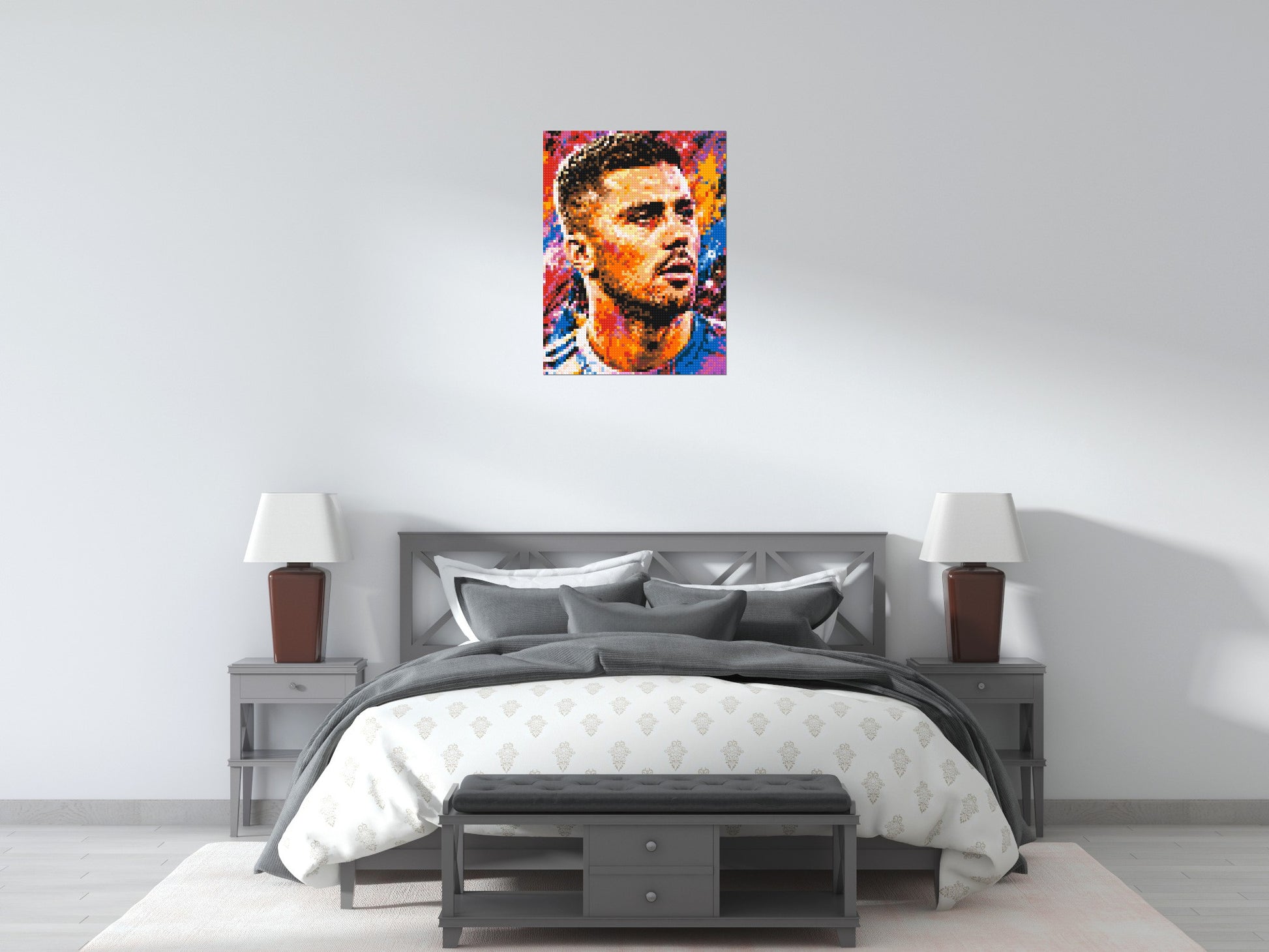 Rodri Urban Pop - Brick Art Mosaic Kit 3x4 scene