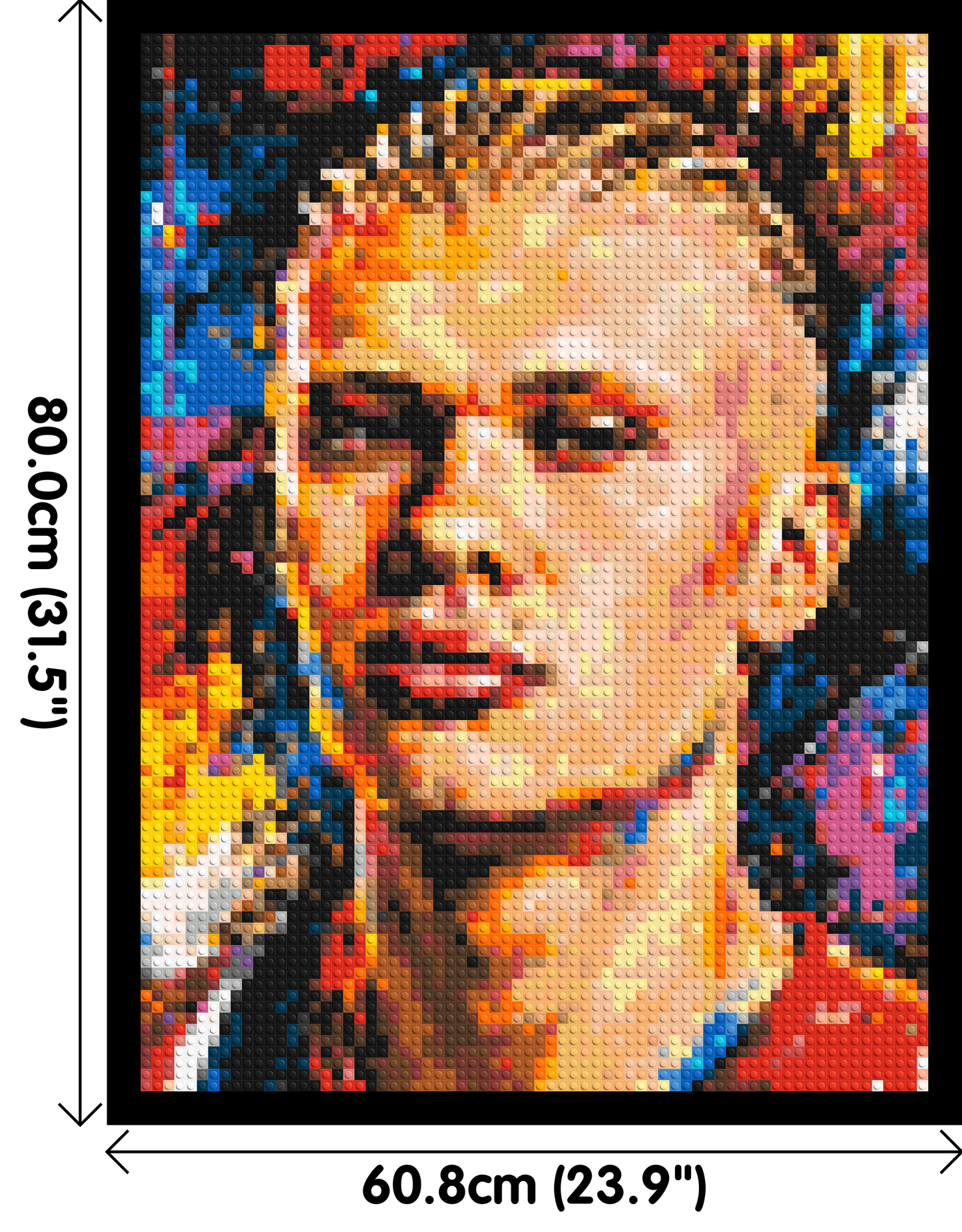 Erling Haaland Urban Pop - Brick Art Mosaic Kit 3x4 large