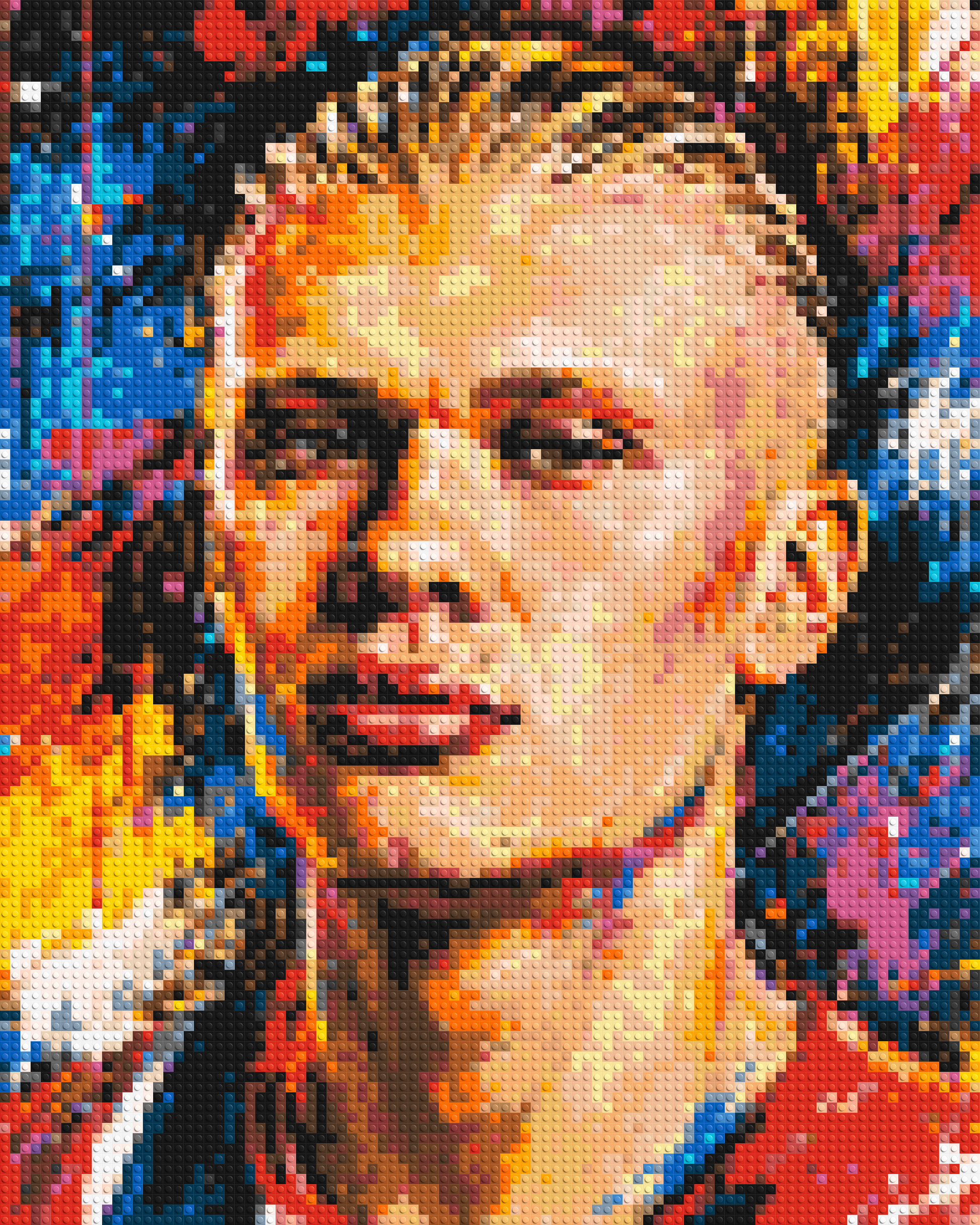 Erling Haaland Urban Pop - Brick Art Mosaic Kit 4x5 large