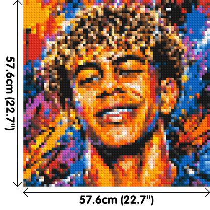 Lamine Yamal Urban Pop - Brick Art Mosaic Kit 3x3 large