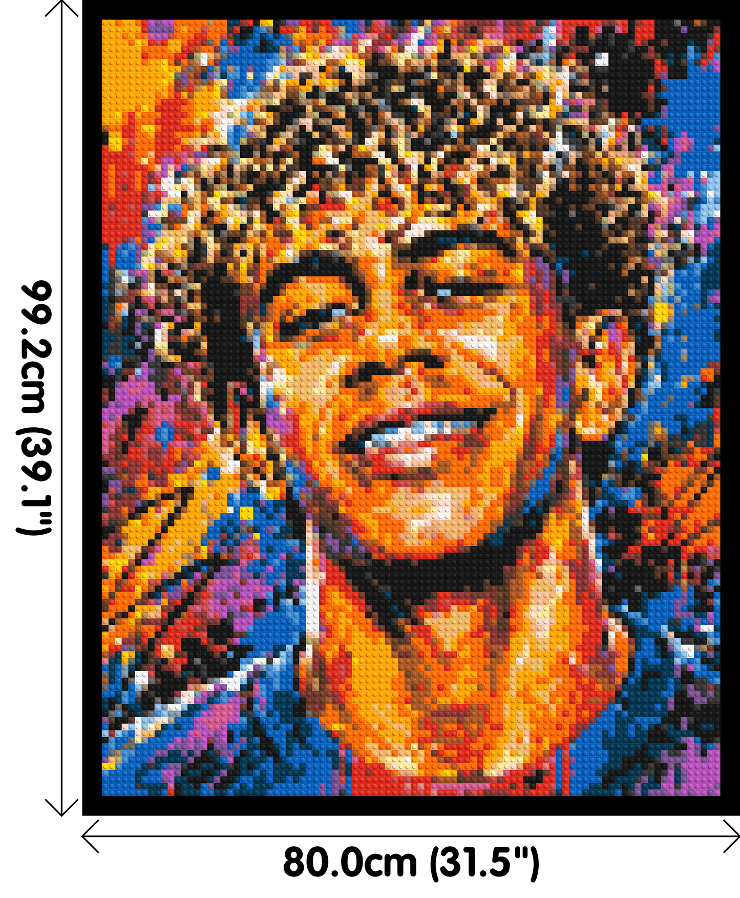 Lamine Yamal Urban Pop - Brick Art Mosaic Kit 4x5 large