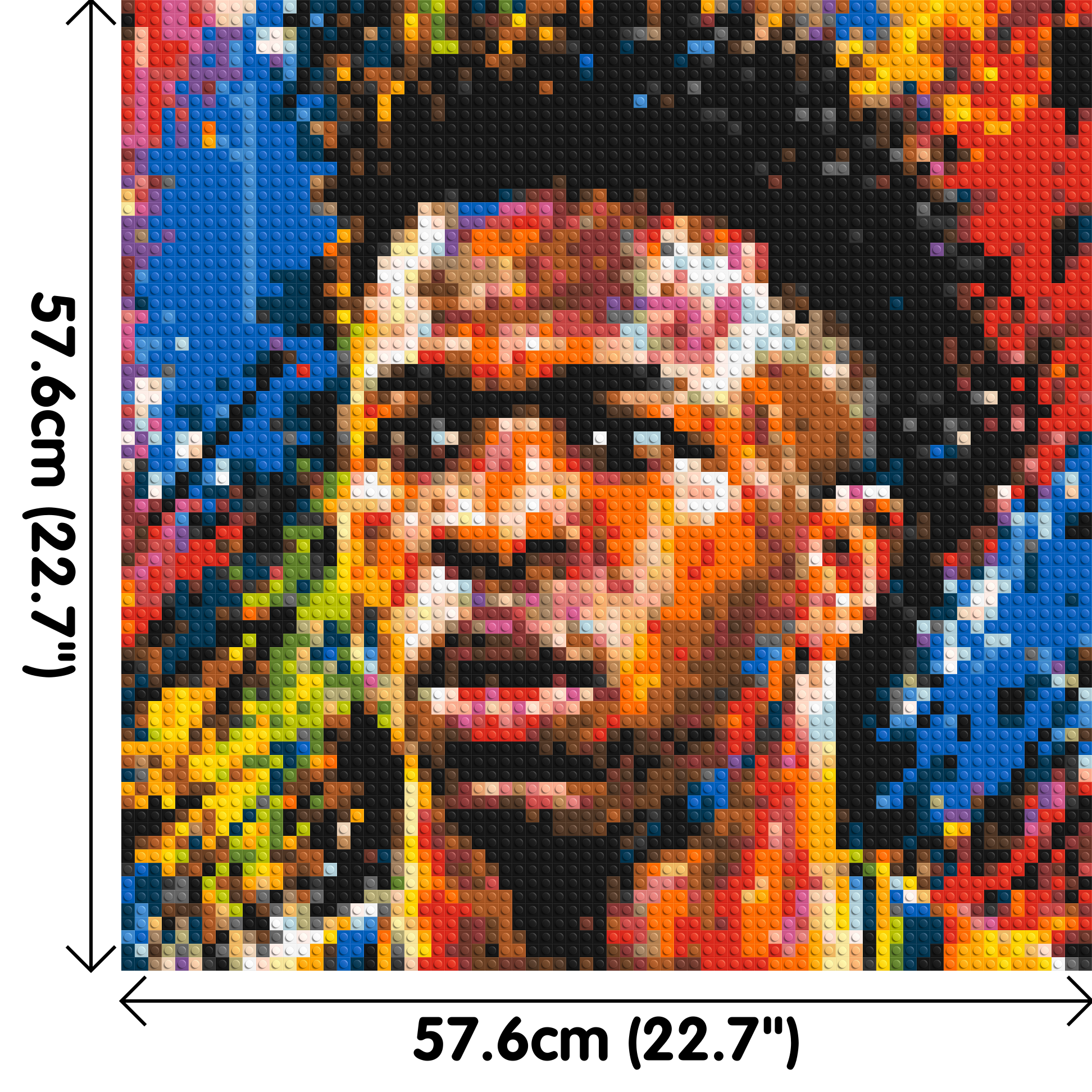 Vinícius Júnior Urban Pop - Brick Art Mosaic Kit 3x3 dimensions