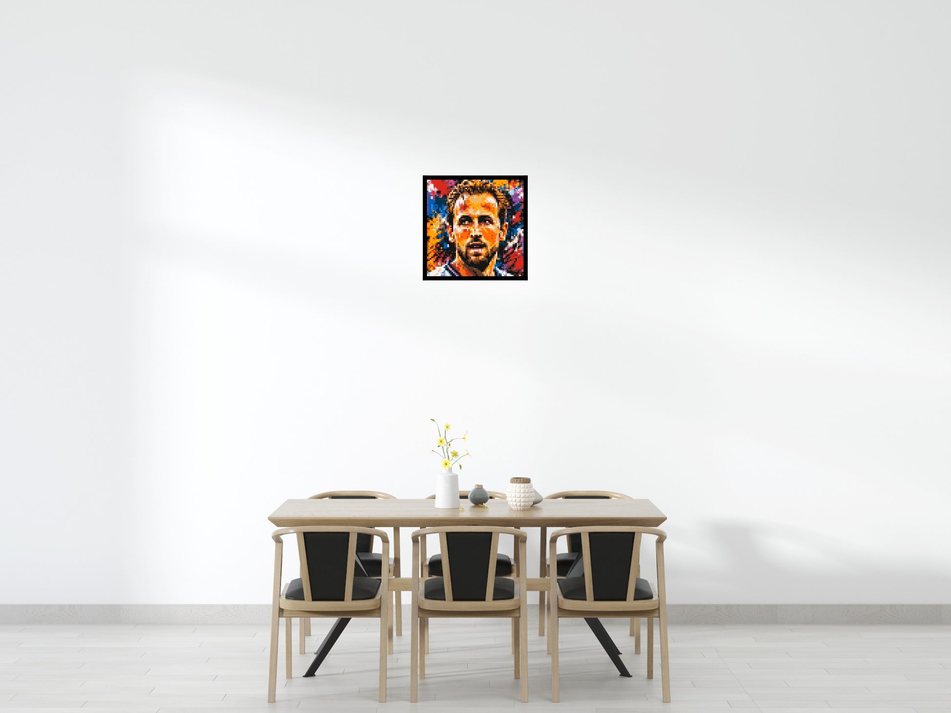Harry Kane Urban Pop - Brick Art Mosaic Kit 3x3 scene with frame