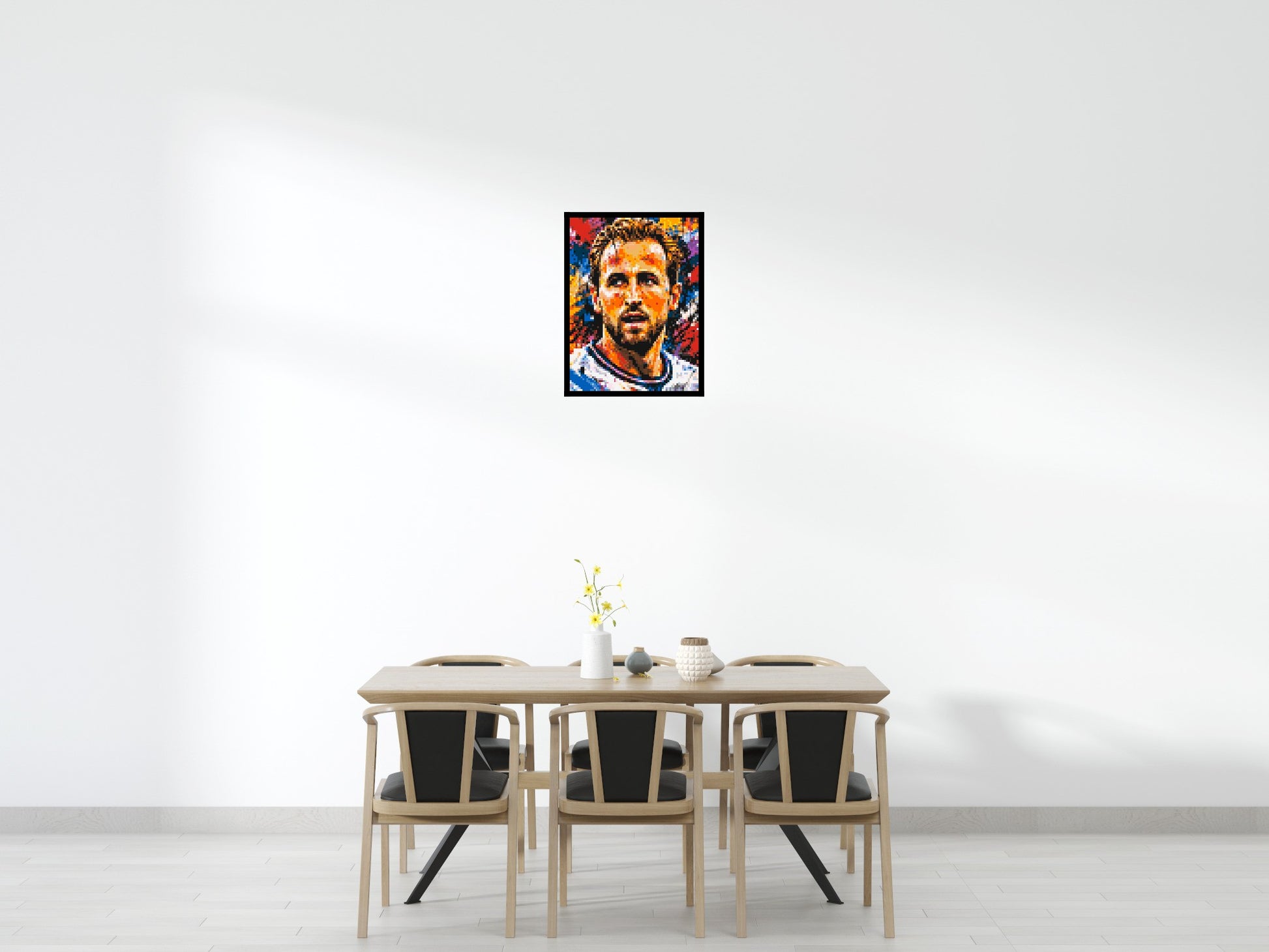 Harry Kane Urban Pop - Brick Art Mosaic Kit 3x4 scene with frame