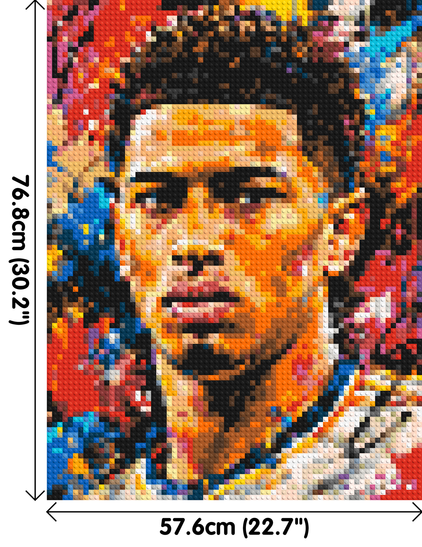 Jude Bellingham Urban Pop - Brick Art Mosaic Kit 3x4 large