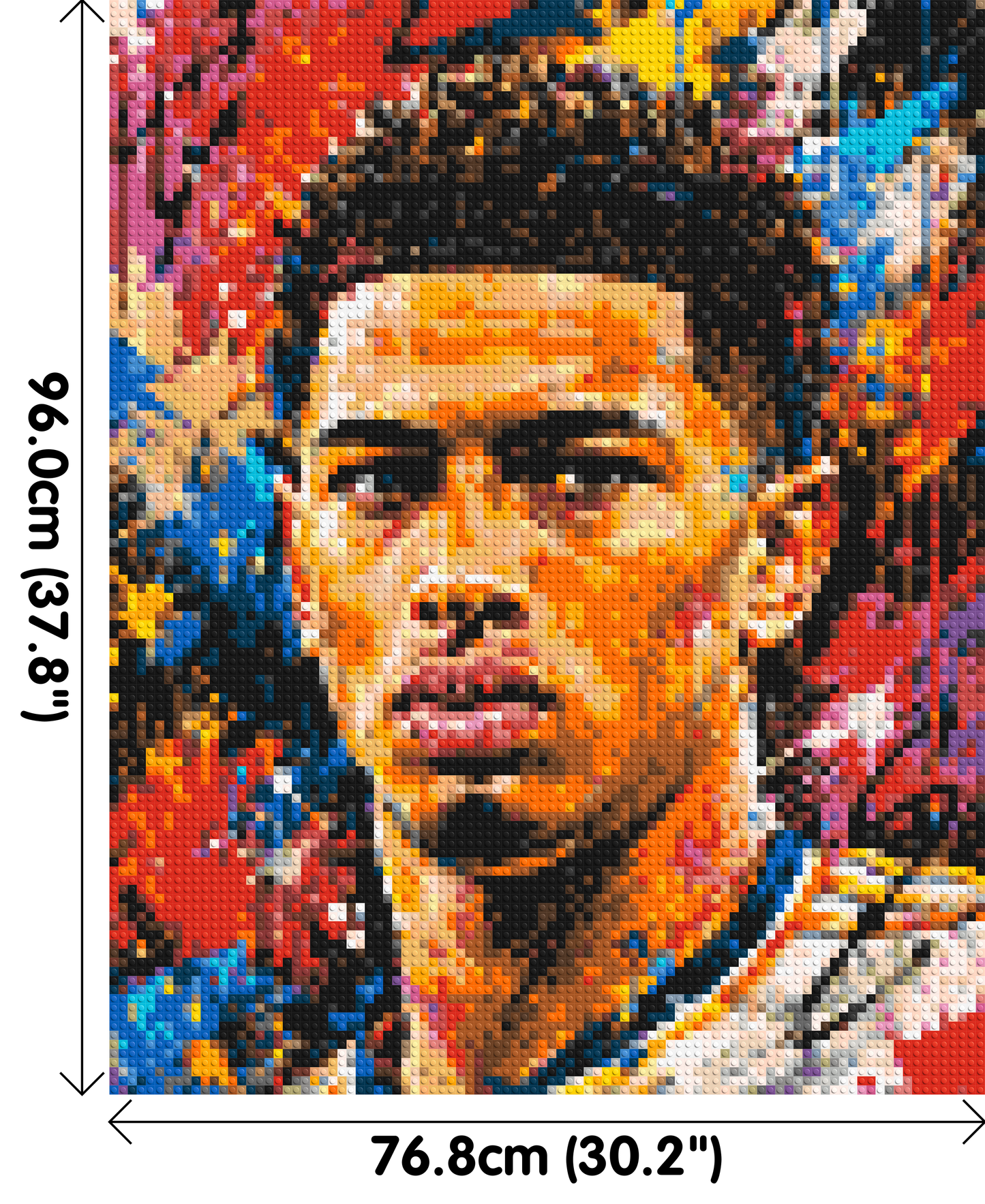 Jude Bellingham Urban Pop - Brick Art Mosaic Kit 4x5 large