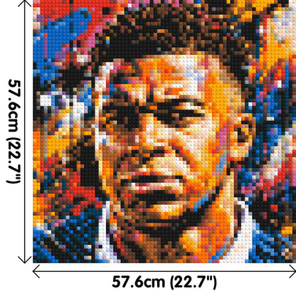 Kylian Mbappé Urban Pop - Brick Art Mosaic Kit 3x3 large