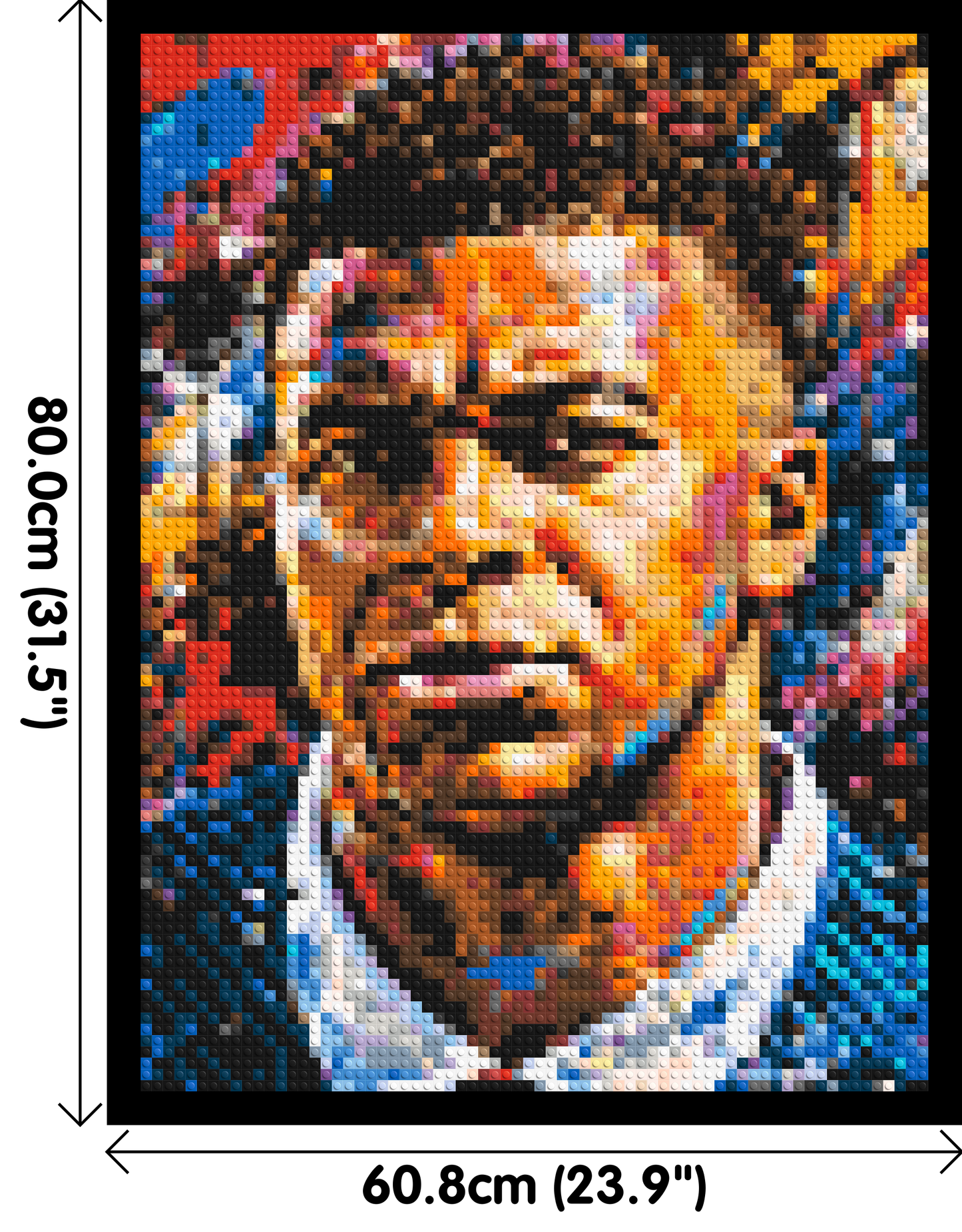 Kylian Mbappé Urban Pop - Brick Art Mosaic Kit 3x4 large