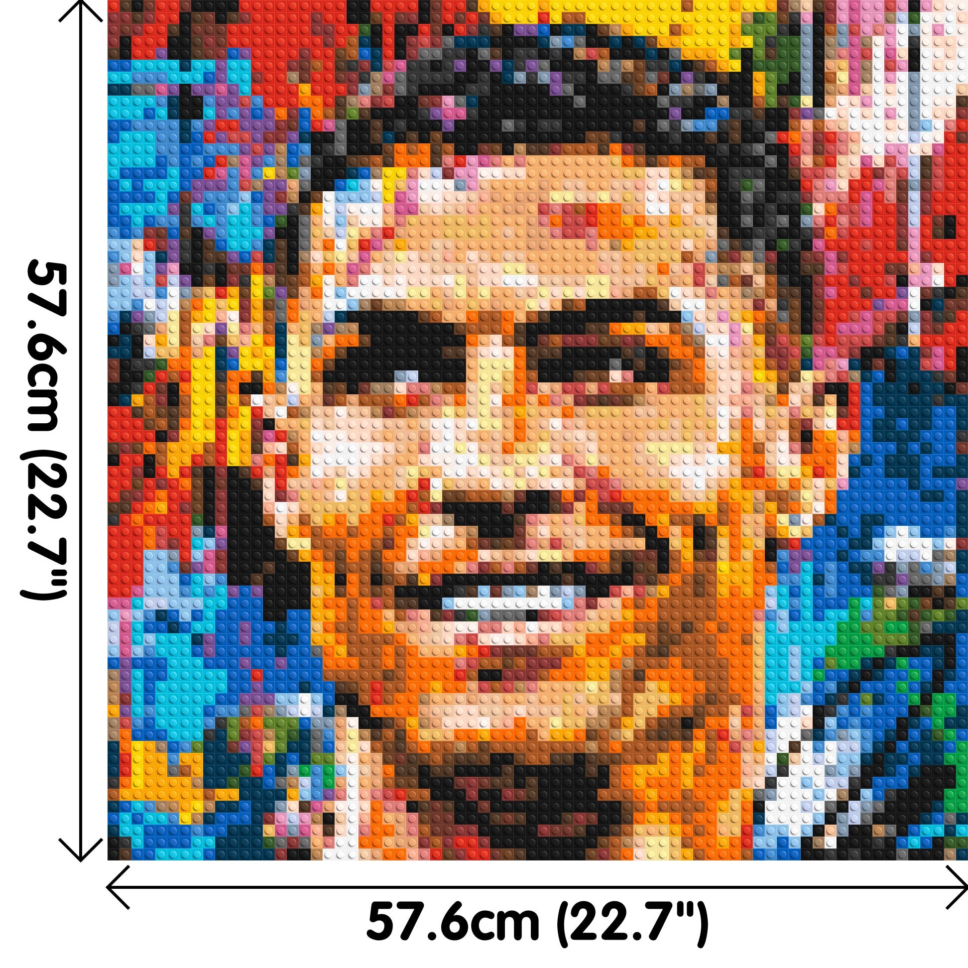 Cristiano Ronaldo Urban Pop - Brick Art Mosaic Kit 3x3 dimensions