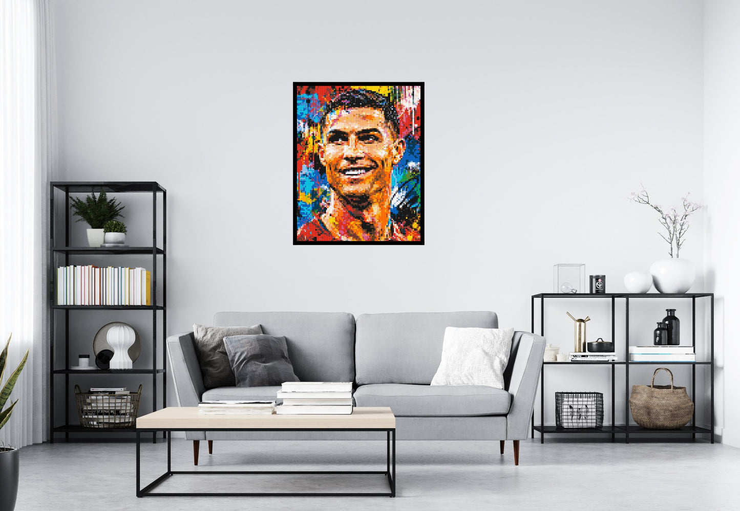 Cristiano Ronaldo Urban Pop - Brick Art Mosaic Kit 4x5 large