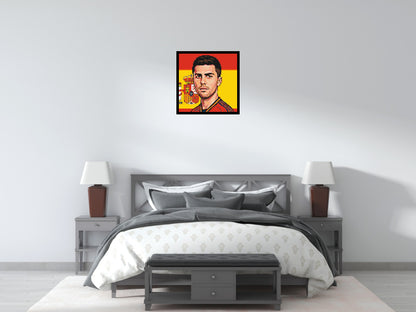 Rodri Caricature - Brick Art Mosaic Kit 3x3 large