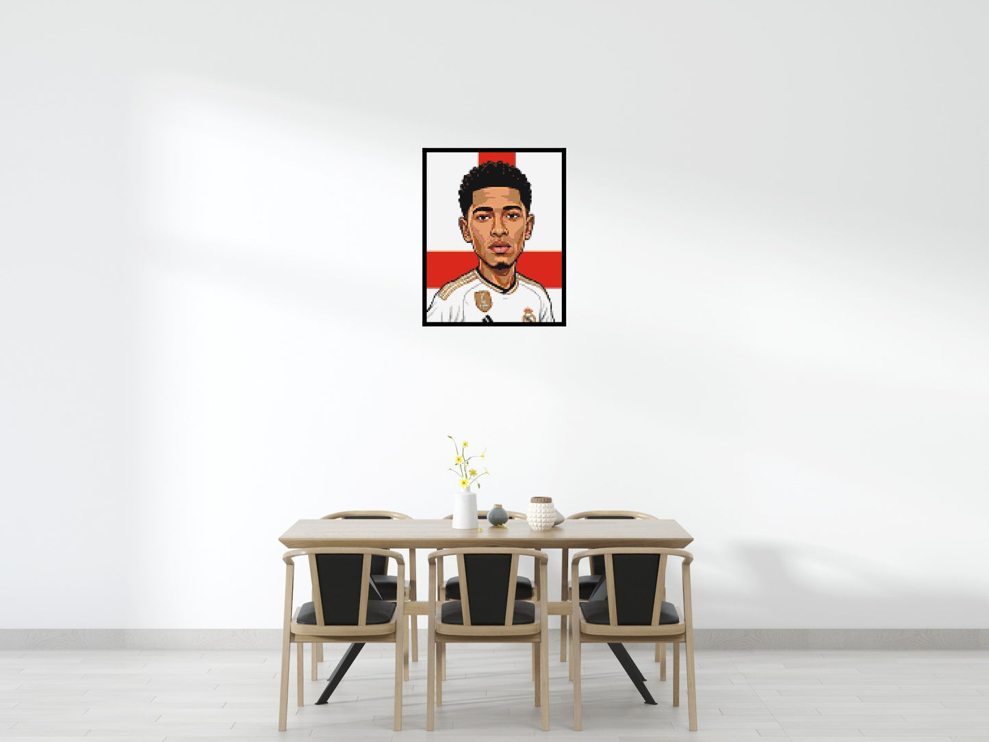 Jude Bellingham Caricature - Brick Art Mosaic Kit 4x5 large