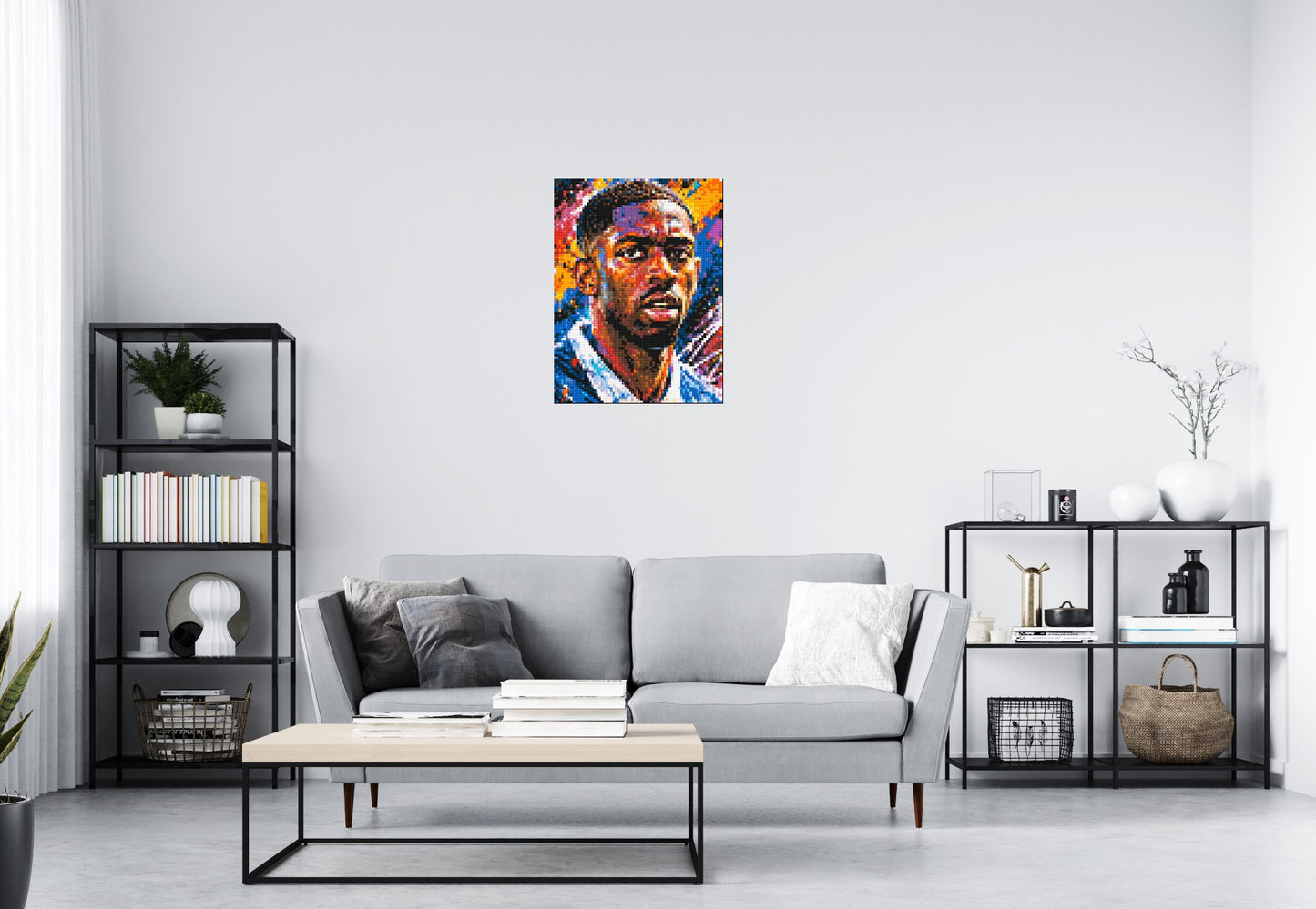 Ousmane Dembélé Urban Pop - Brick Art Mosaic Kit 3x4 large