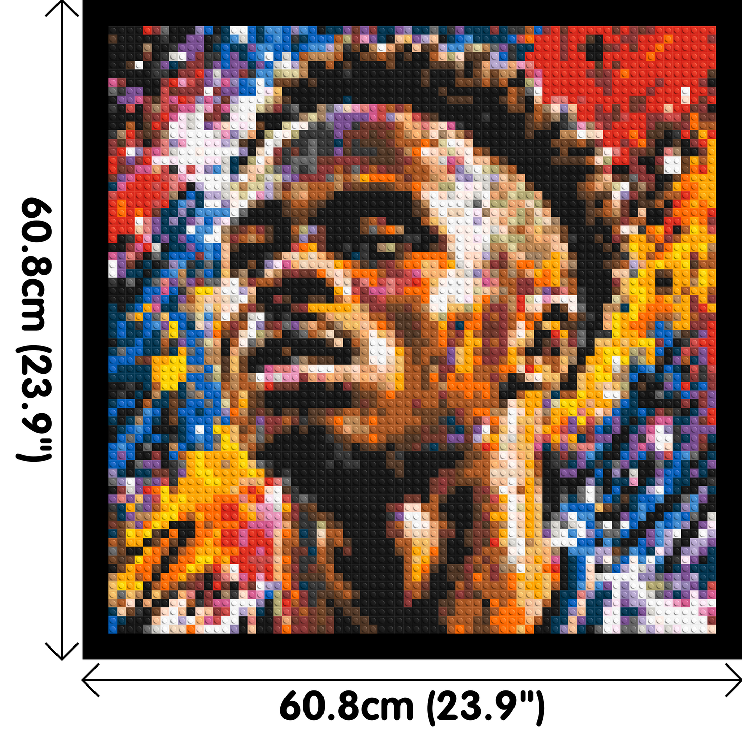 Bukayo Saka Urban Pop - Brick Art Mosaic Kit 3x3 large
