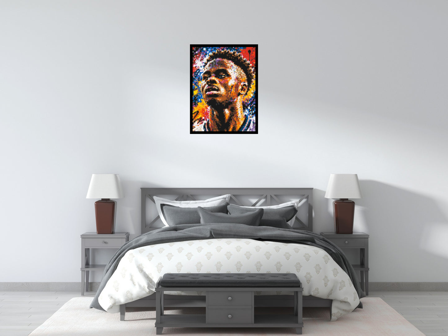 Bukayo Saka Urban Pop - Brick Art Mosaic Kit 3x4 large