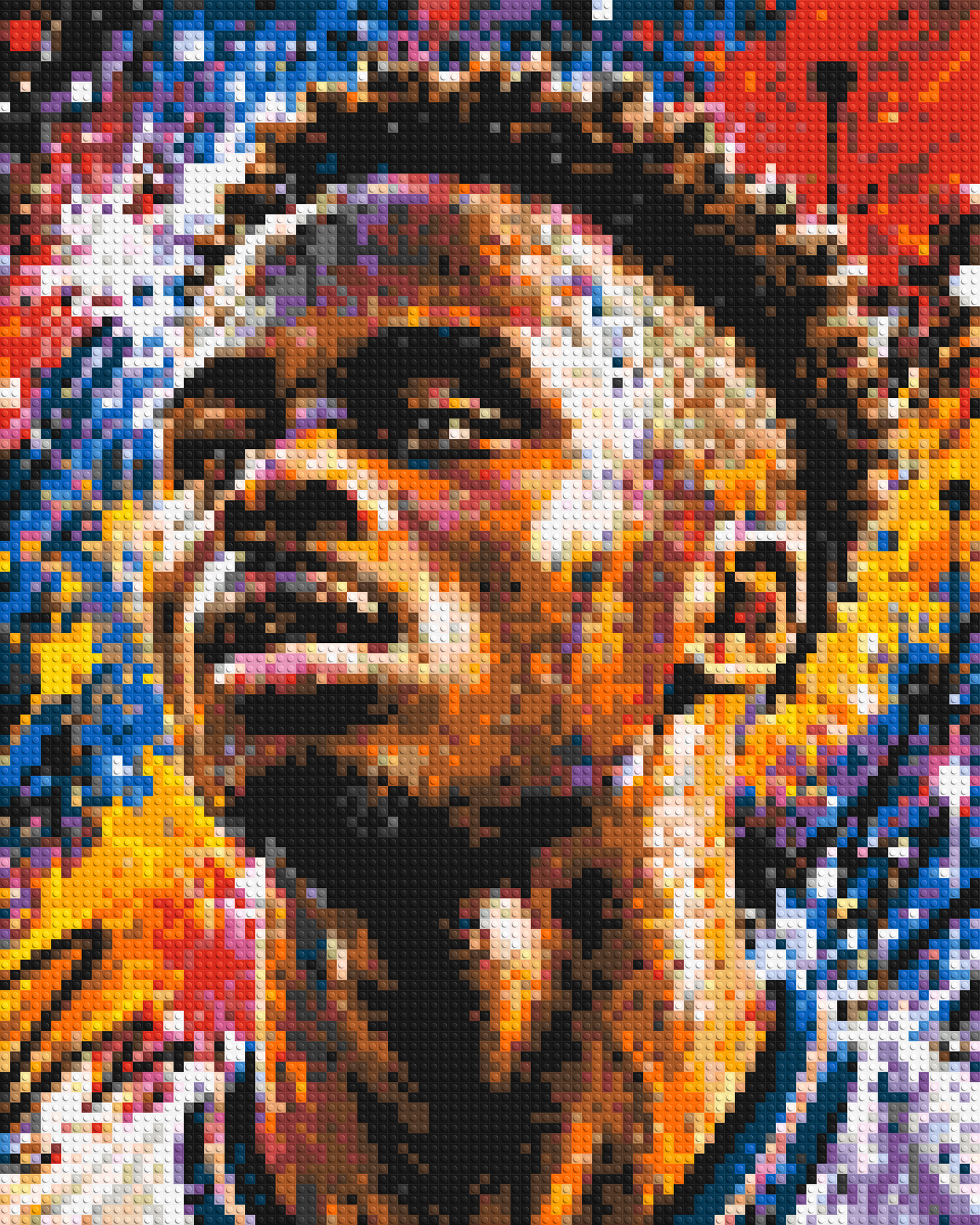 Bukayo Saka Urban Pop - Brick Art Mosaic Kit 4x5 large