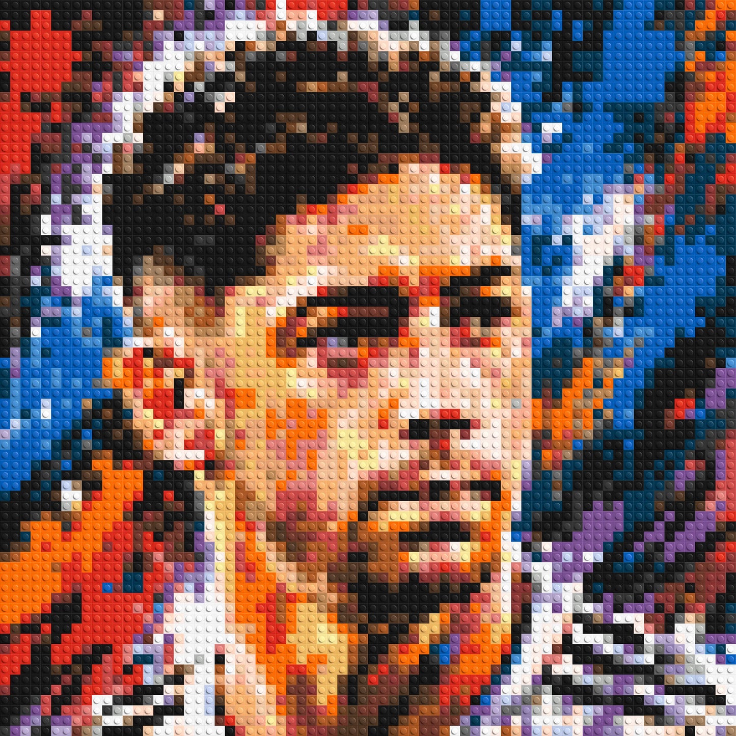 Federico Valverde Urban Pop - Brick Art Mosaic Kit 3x3 large